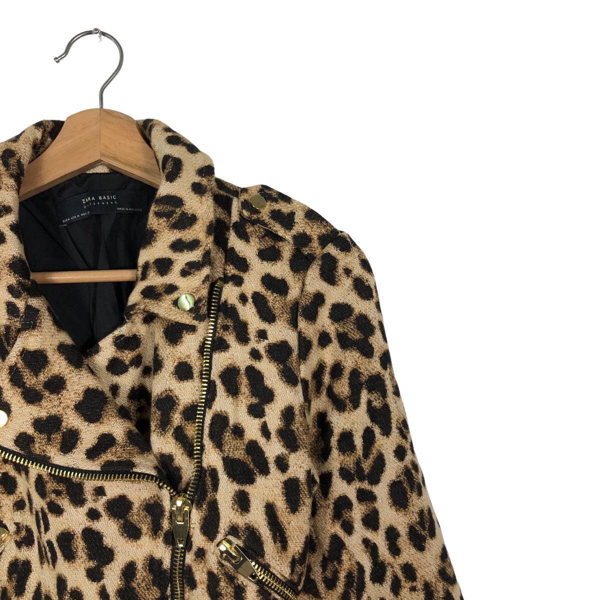 Hysteric Glamour 🔥Double Breast Biker Jacket Leopard Dot Design Zara Japan Size US M / EU 48-50 / 2 - 4 Thumbnail