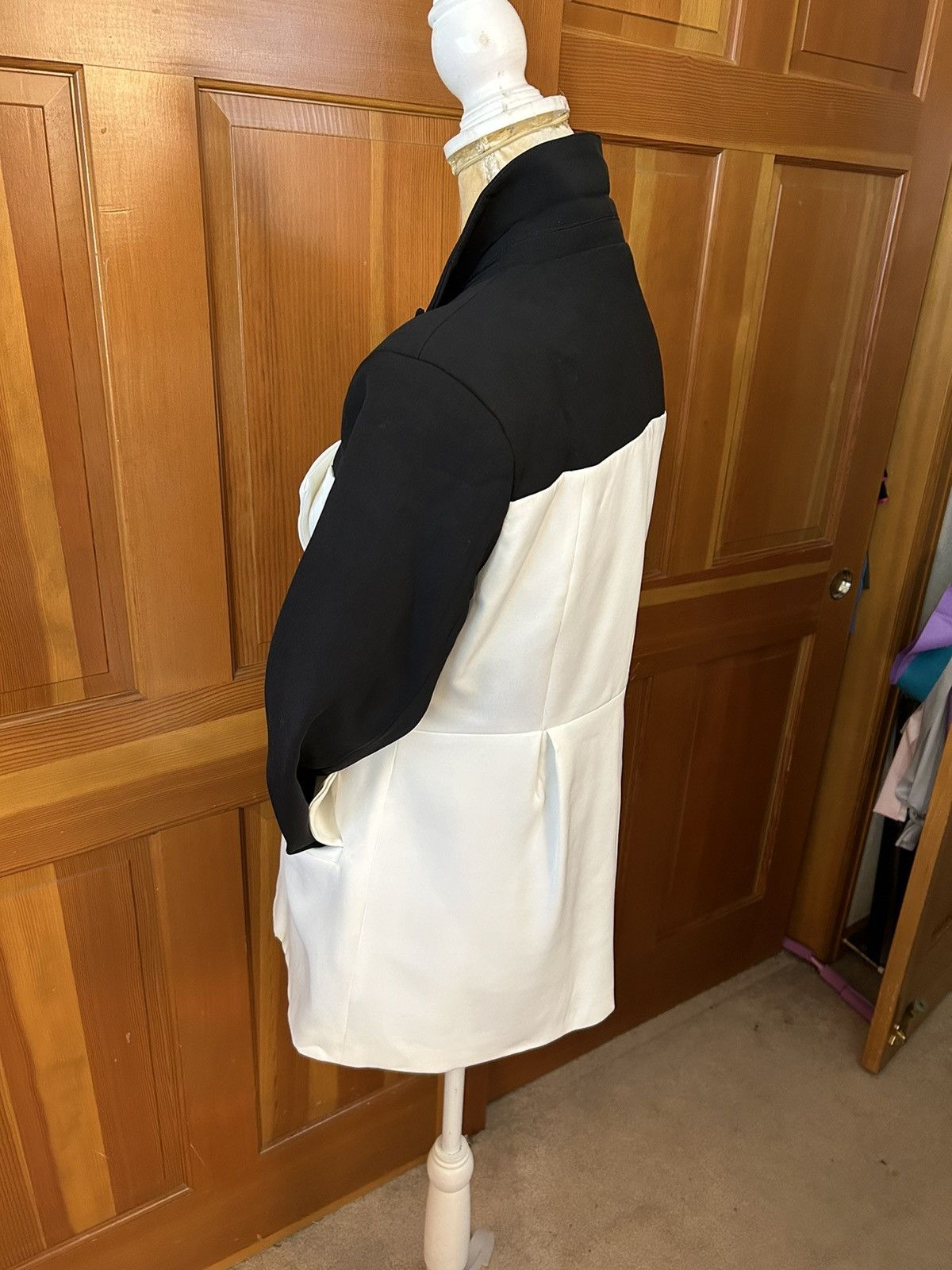 Designer × Other Nwt, Lavishly Paris Women’s Chic Colorblock Patchwork Blazer Size M / US 6-8 / IT 42-44 - 13 Thumbnail
