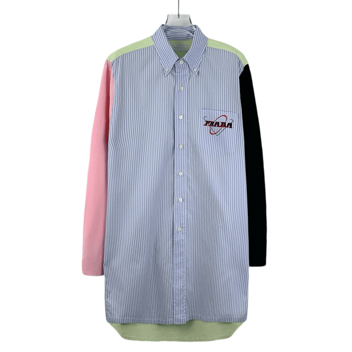 Prada Prada Shirt Colorblock Stripe Shirt (Size 38/S) Size S / US 4 / IT 40 - 1 Thumbnail