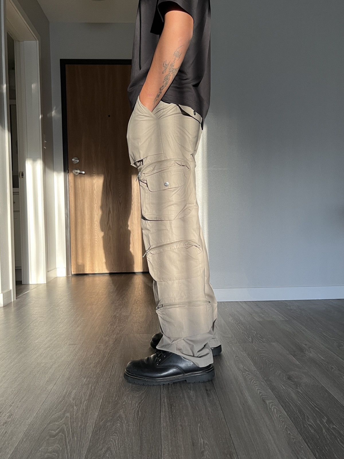 Japanese Brand × Vintage FRAGILE® 12P SAGE Cargo Pants Size US 30 / EU 46 - 2 Thumbnail