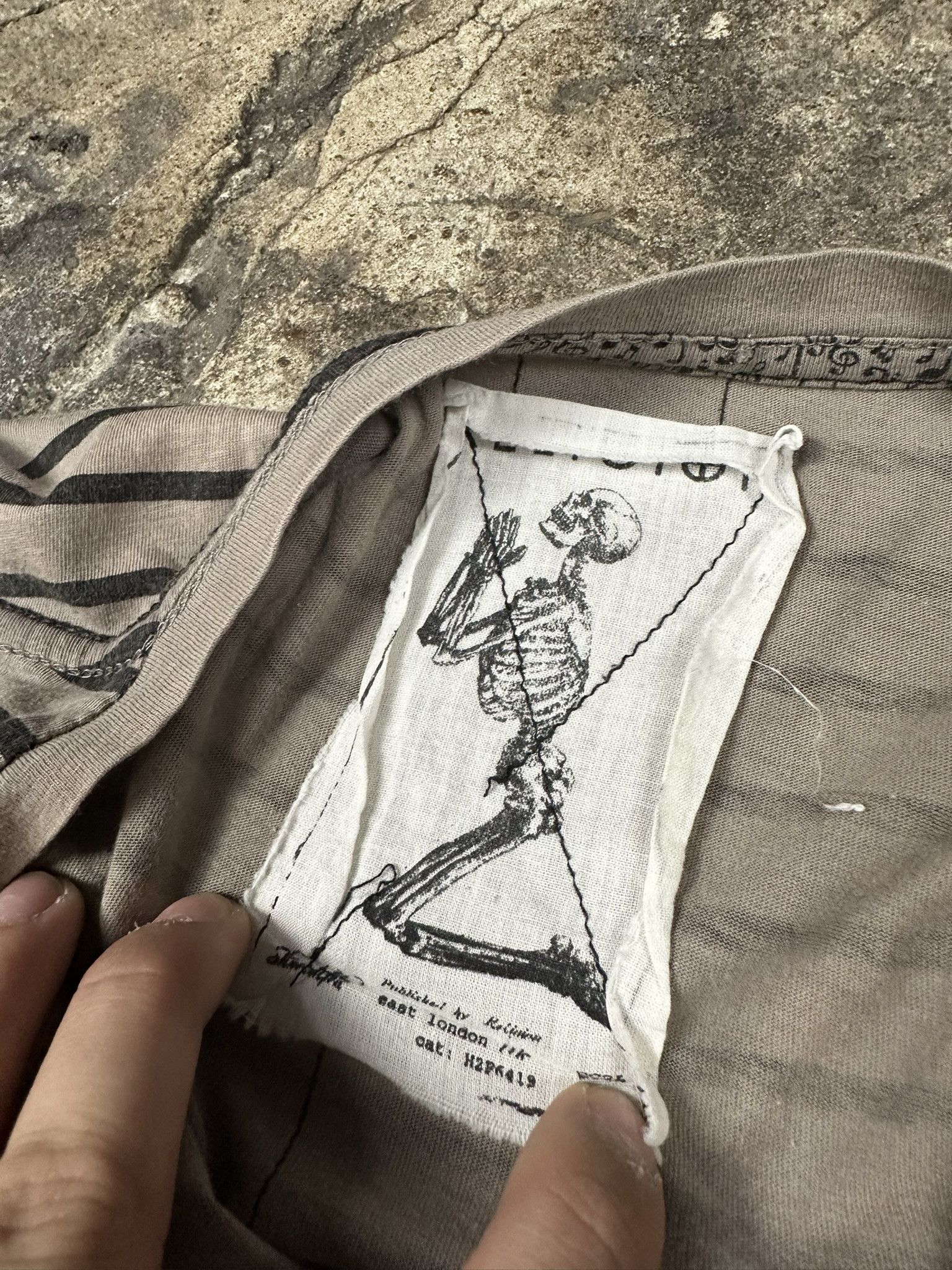 True Religion Religion Skeleton Stripped T-shirt Archive Size US L / EU 52-54 / 3 - 4 Thumbnail
