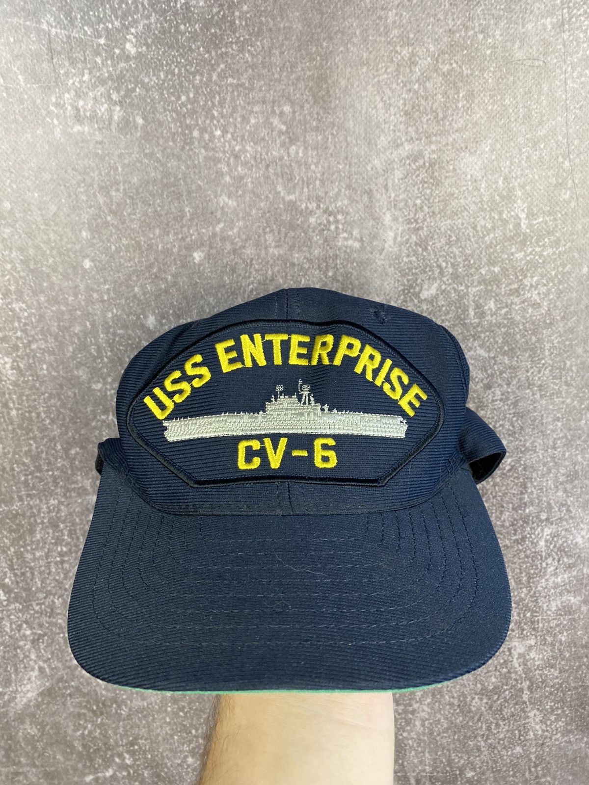 Vintage Vintage Military Hat USS ENTERPRISE CV-6 Size ONE SIZE - 2 Thumbnail