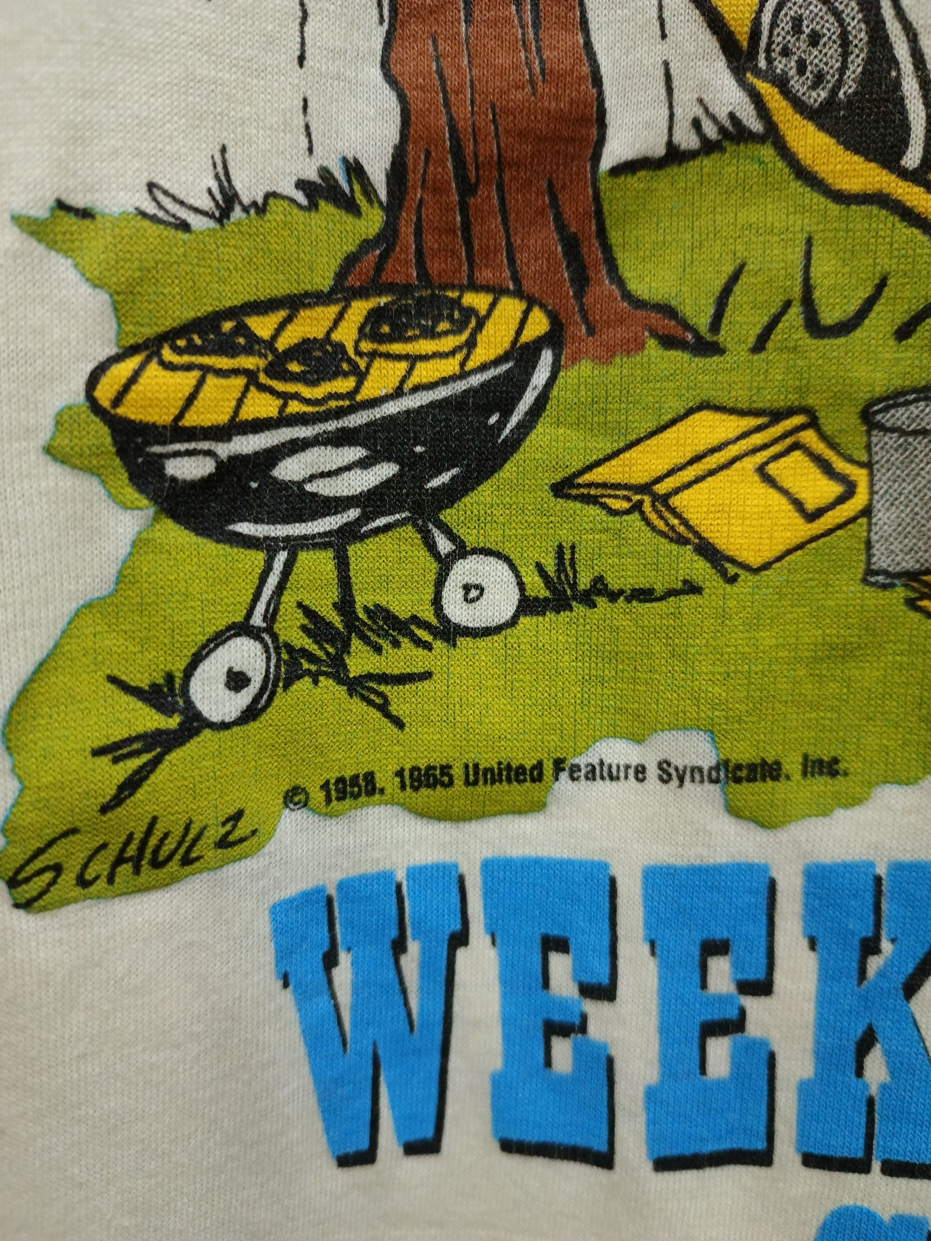 Vintage VINTAGE SNOOPY SHIRT 80s PEANUTS Size US L / EU 52-54 / 3 - 2 Thumbnail