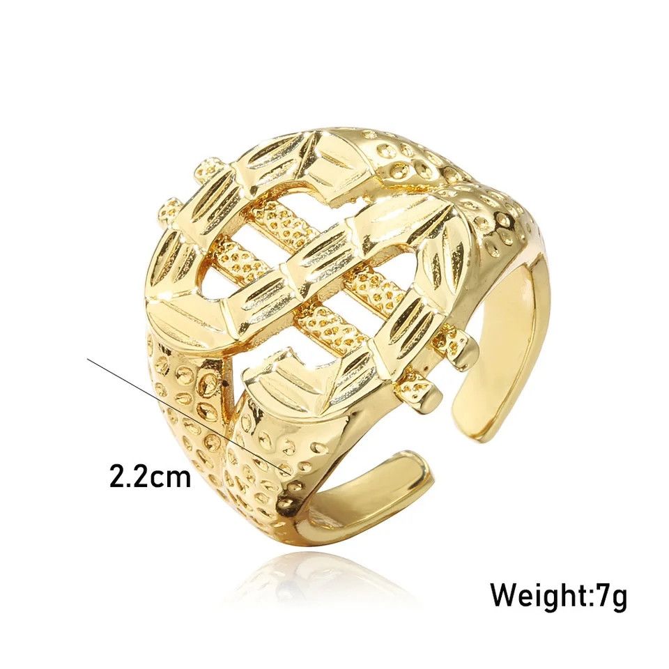 Other Dollar Sing Ring Resizable Size ONE SIZE - 3 Thumbnail