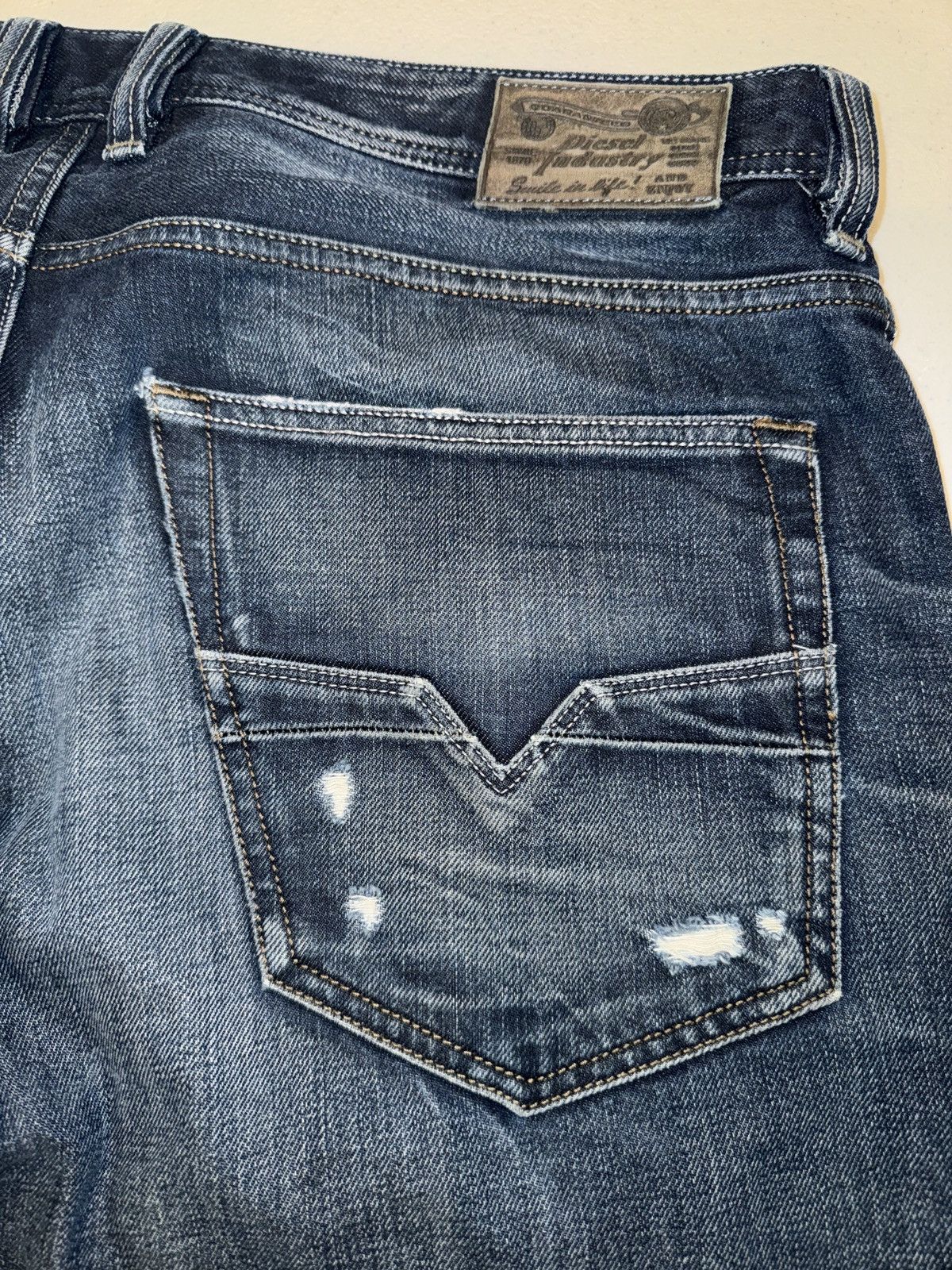 Diesel Vintage Diesel WASH 0885F Comfort Straight Jeans Size US 36 / EU 52 - 7 Thumbnail