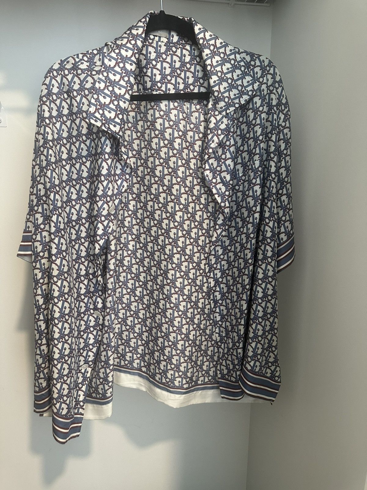 Dior Dior Oblique Bermuda Silk Shirt Size US L / EU 52-54 / 3 - 5 Thumbnail