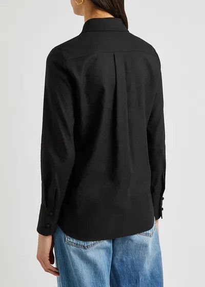 Chloe o1y0825 Lace Shirt in Black Size L / US 10 / IT 46 - 3 Thumbnail