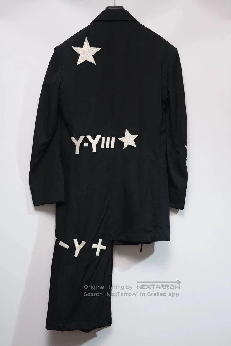 Yohji Yamamoto Yohji Yamamoto Star Embroidery Coat. Size US S / EU 44-46 / 1 - 2 Thumbnail