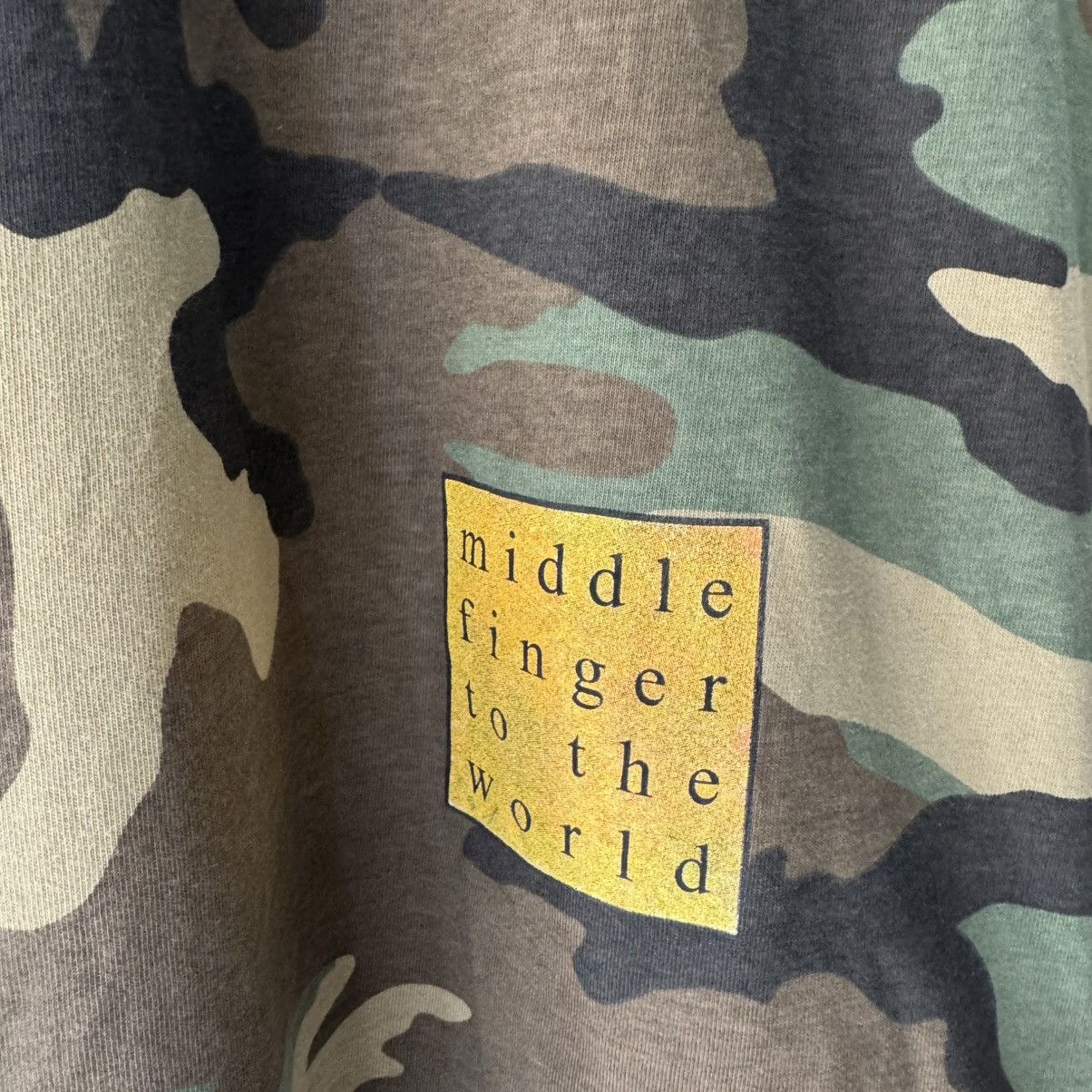 Supreme Supreme SS19’s Middle Finger To The World Tee Size US M / EU 48-50 / 2 - 3 Thumbnail