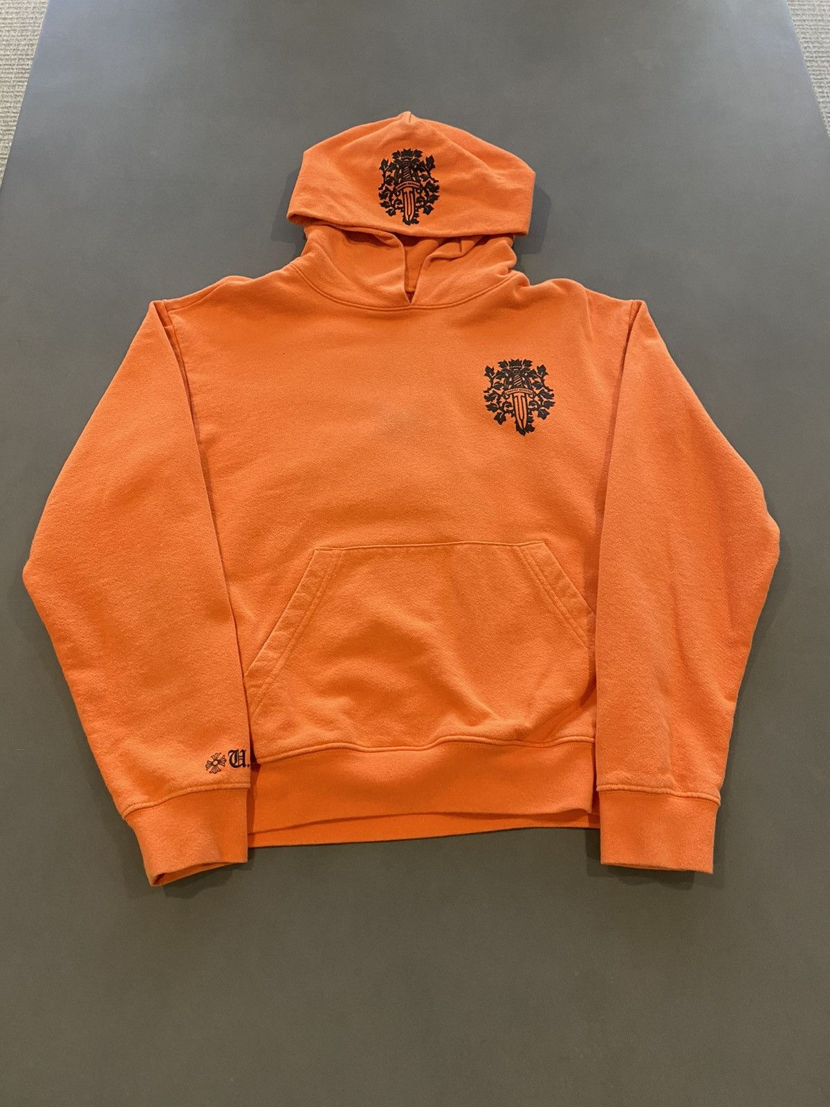 Chrome Hearts Chrome Hearts Orange Dagger Hoodie | Grailed