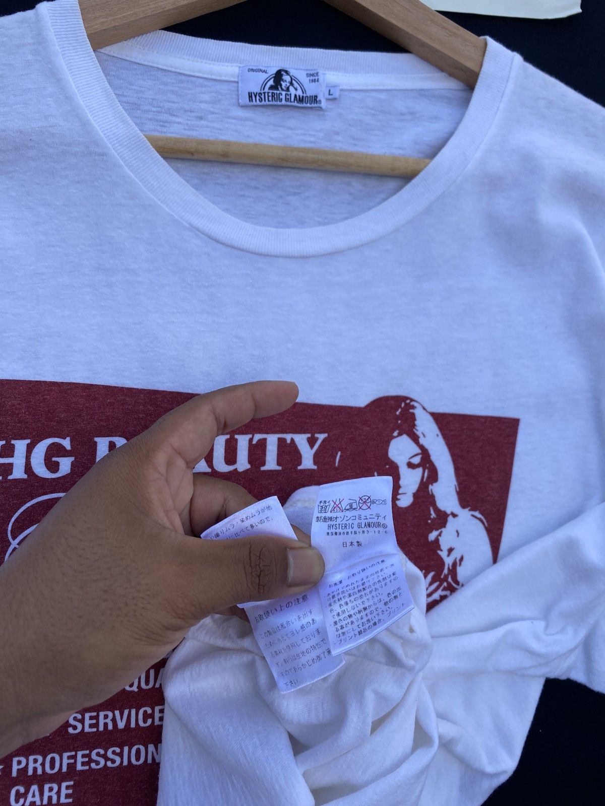Hysteric Glamour Rare Hysteric Glamour Beauty Salon Tshirt Size US M / EU 48-50 / 2 - 15 Thumbnail