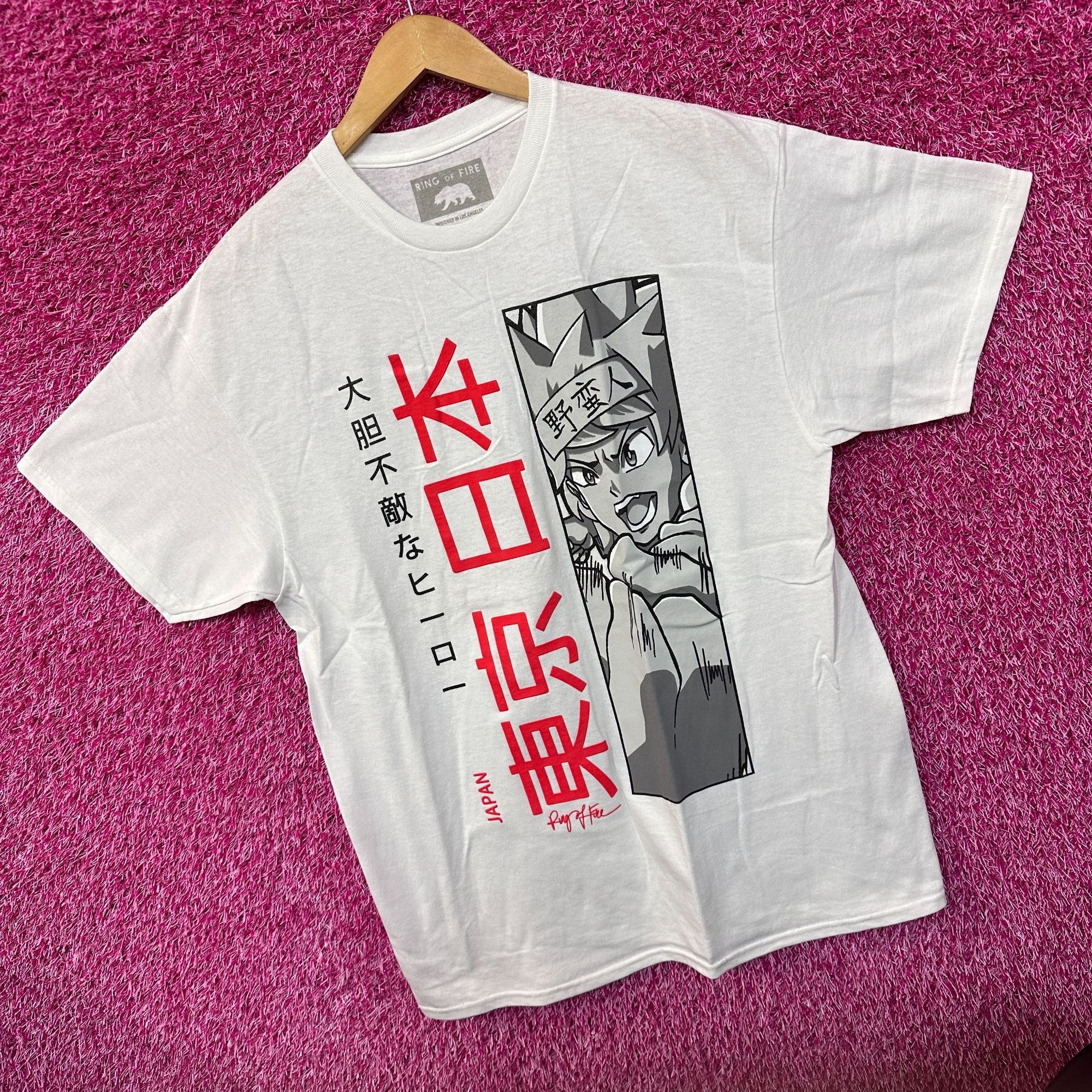 Ring Of Fire Ring of Fire Puffy Print Japan Anime Streetwear Tee L Size US L / EU 52-54 / 3 - 3 Thumbnail