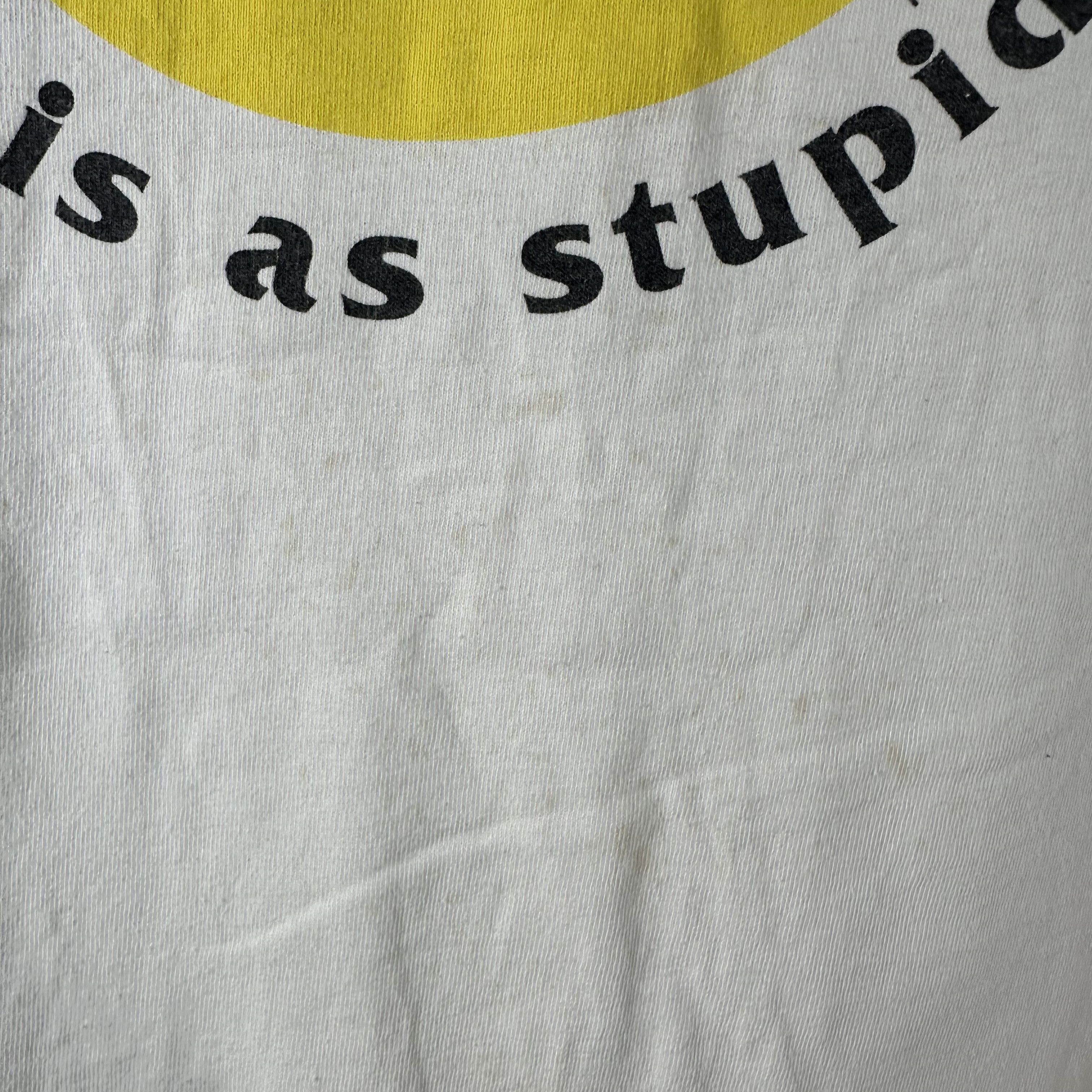 Vintage 1996 Bubba Gump Forrest Gump Stupid is as Stupid Does Tee Size US L / EU 52-54 / 3 - 8 Thumbnail