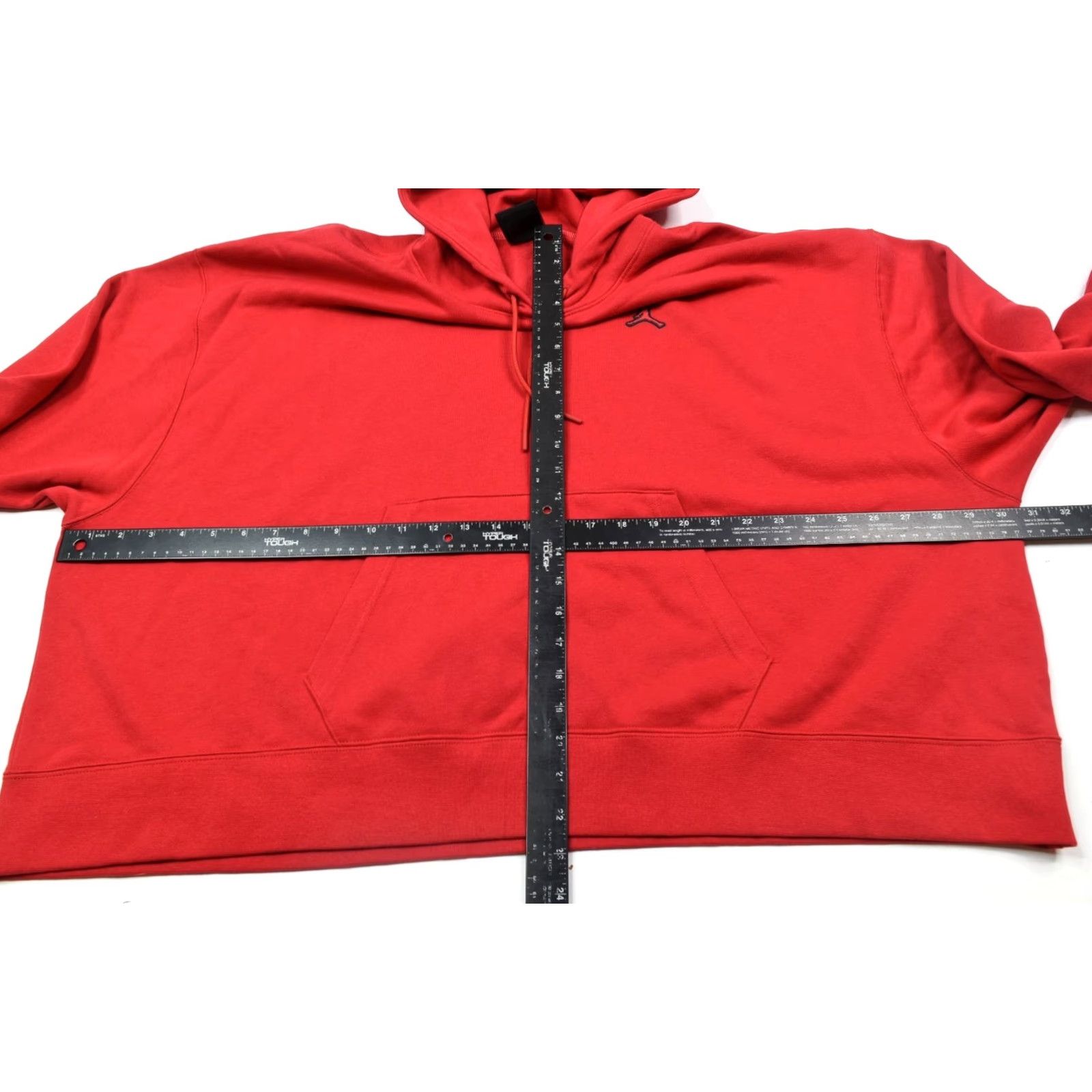 Jordan Brand Jordan Essentials Fleece Hoodie Womens Plus 2X Red Long Sleeve Pullover Gym Hoodie Women Maximize Search Red 2X Nike-like Size XXL / US 16-18 / IT 52-54 - 6 Thumbnail