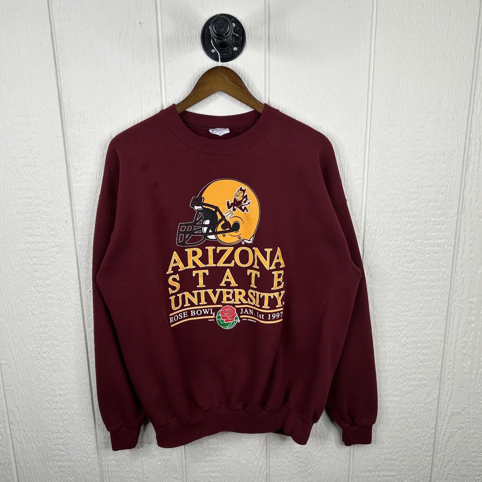 Other 1997 Arizona State University Rose Bowl Football Crewneck XL Size US XL / EU 56 / 4 - 1 Thumbnail