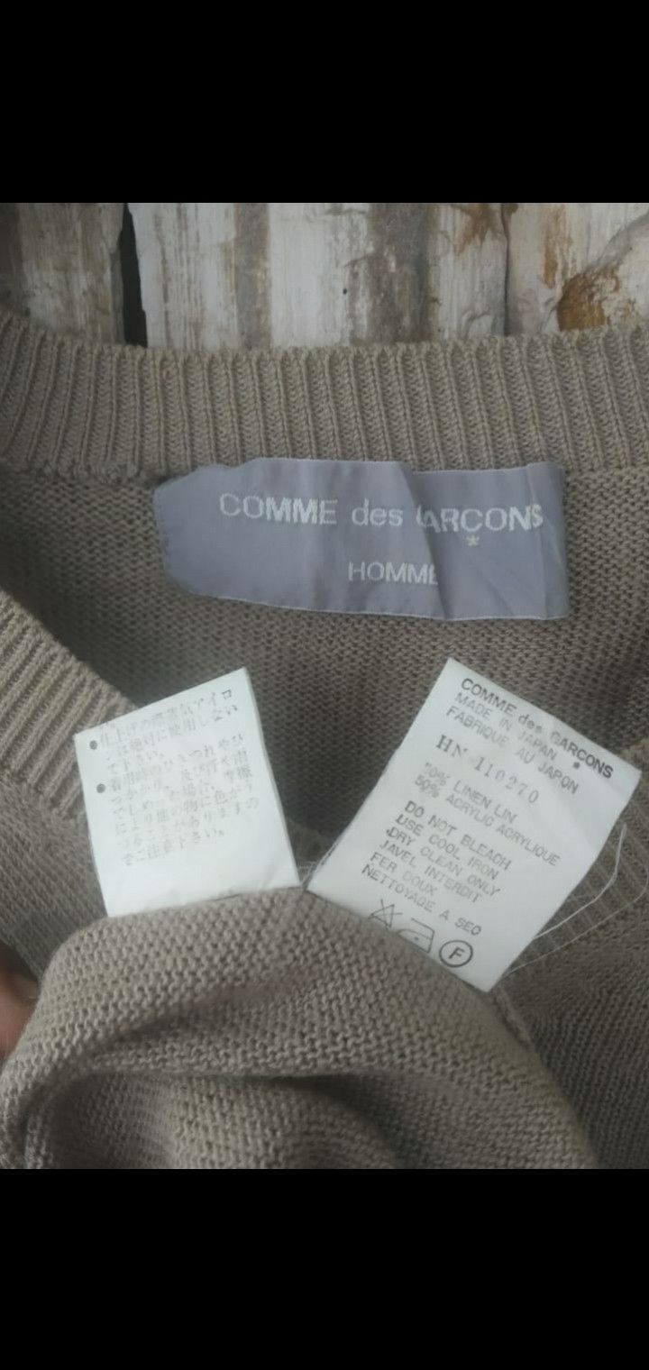 Comme des Garcons Homme CDG homme v neck sweater Size US L / EU 52-54 / 3 - 6 Thumbnail
