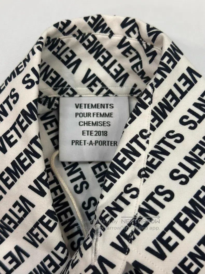 Vetements Vetements Small Letter Printed Shirt Size US XS / EU 42 / 0 - 4 Thumbnail