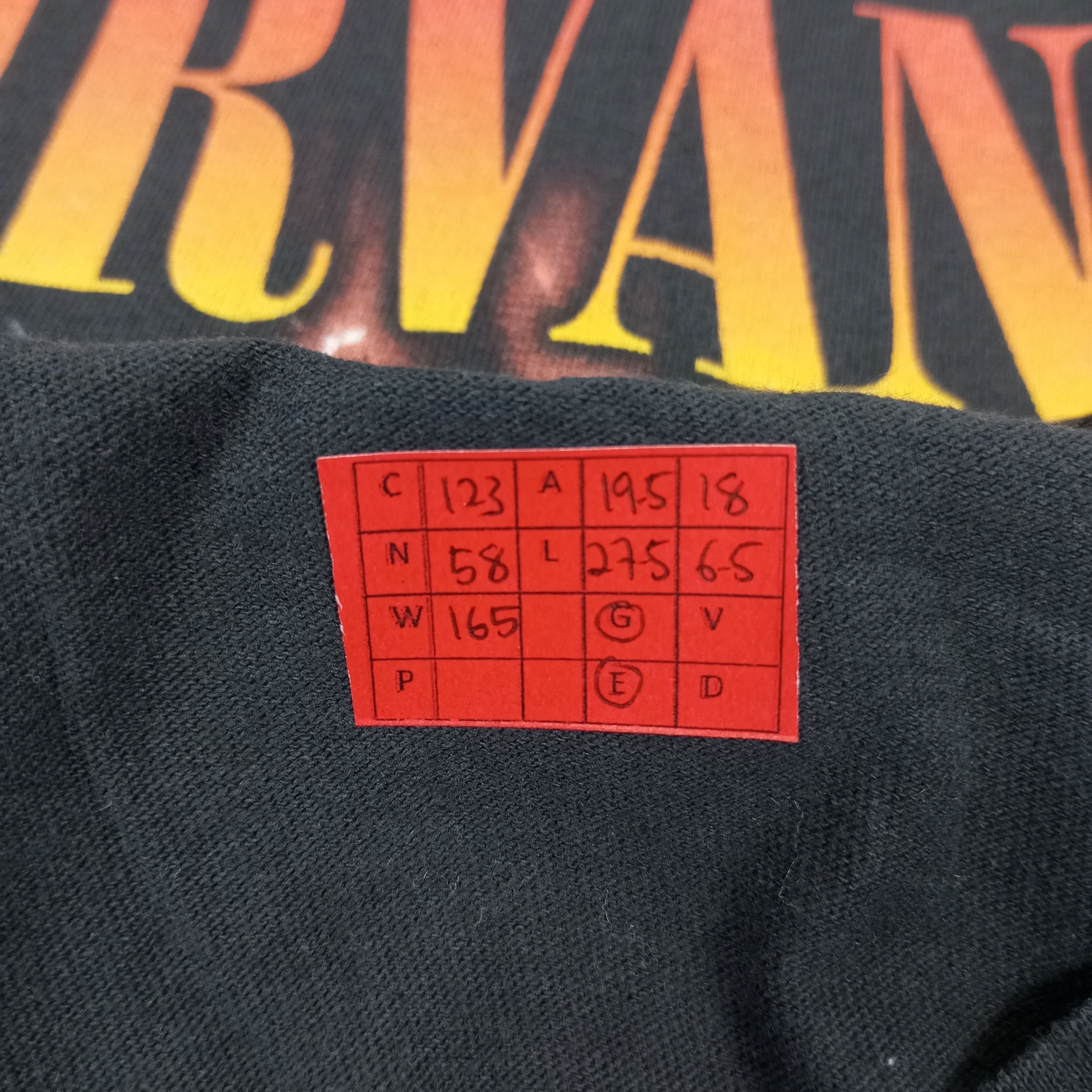Band Tees × Nirvana × Vintage Nirvana Rock Band Music Vintage Tshirt Size US M / EU 48-50 / 2 - 10 Thumbnail