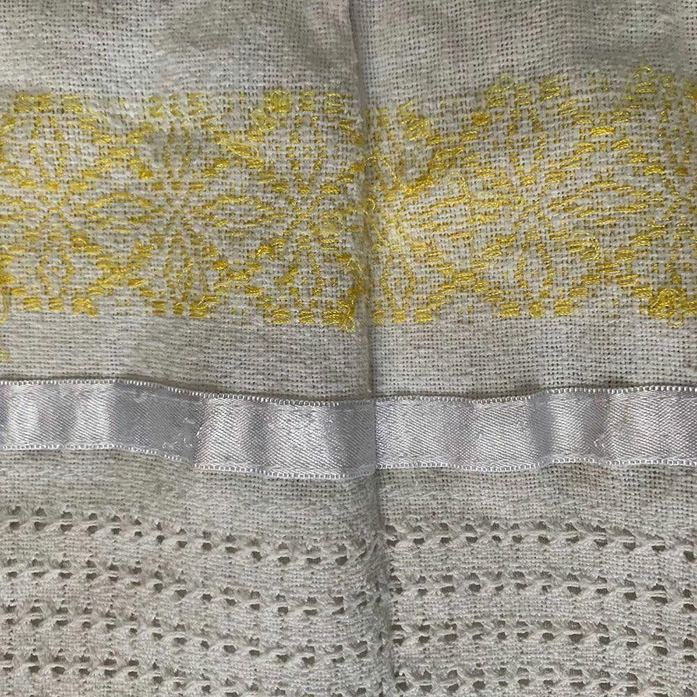 Designer Pre Owned White Loomed Dress L Size L / US 10 / IT 46 - 5 Thumbnail