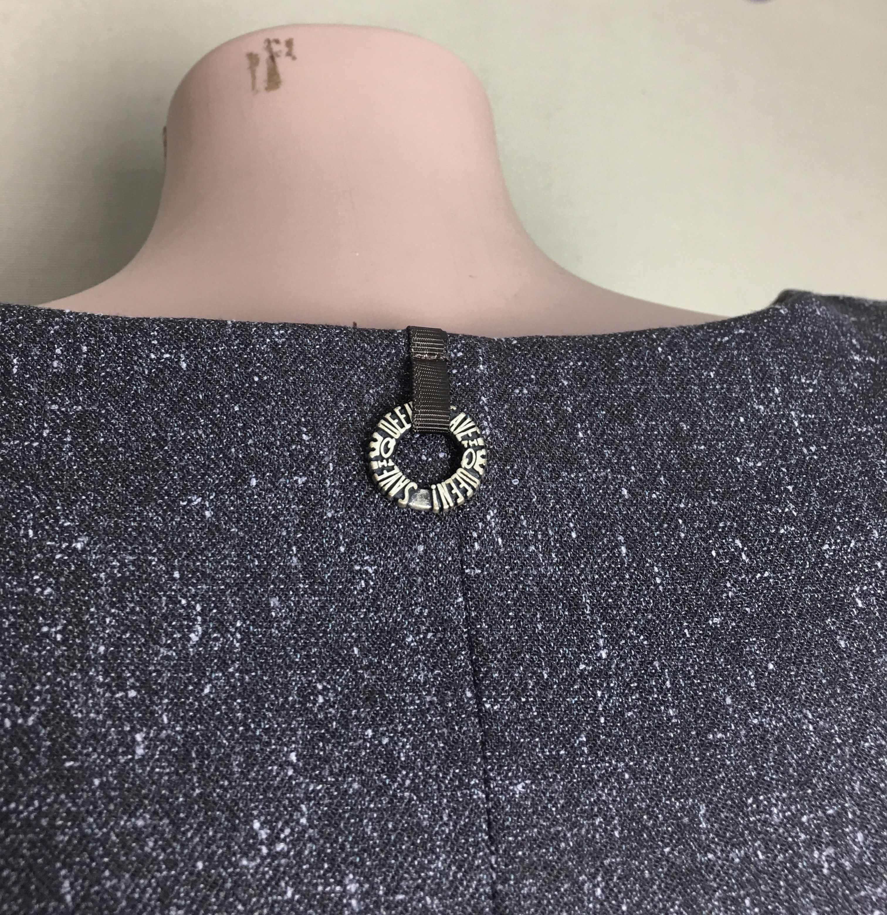Designer Save the Queen Dress Metal Beaded Embroidery XL Size XL / US 12-14 / IT 48-50 - 6 Thumbnail