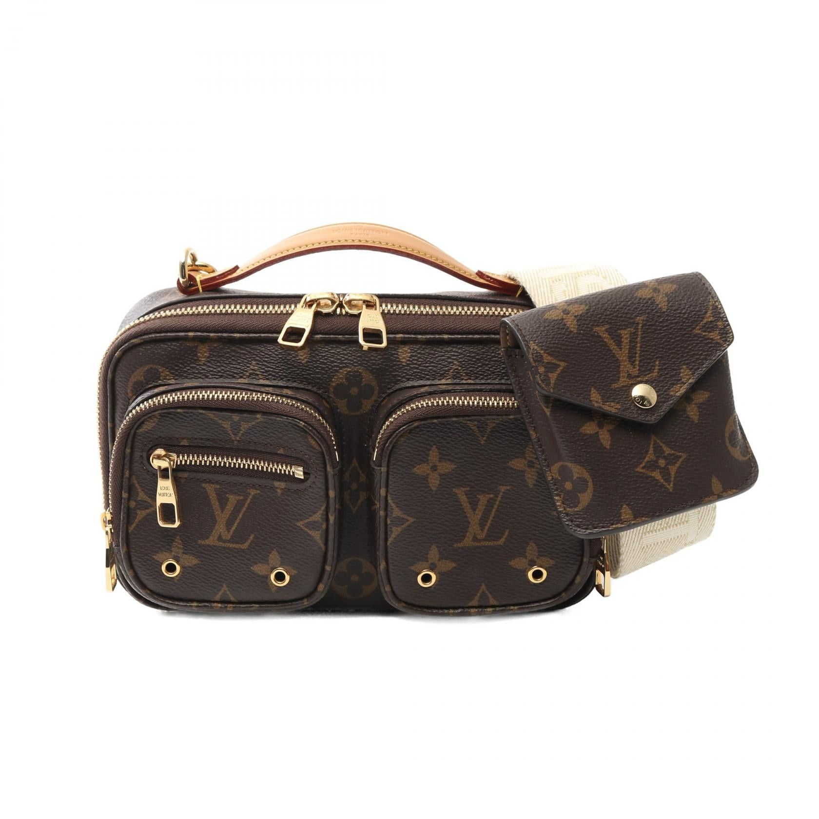 Louis Vuitton Louis Vuitton Utility Crossbody Monogram Handbag Leather Brown Size ONE SIZE - 1 Thumbnail