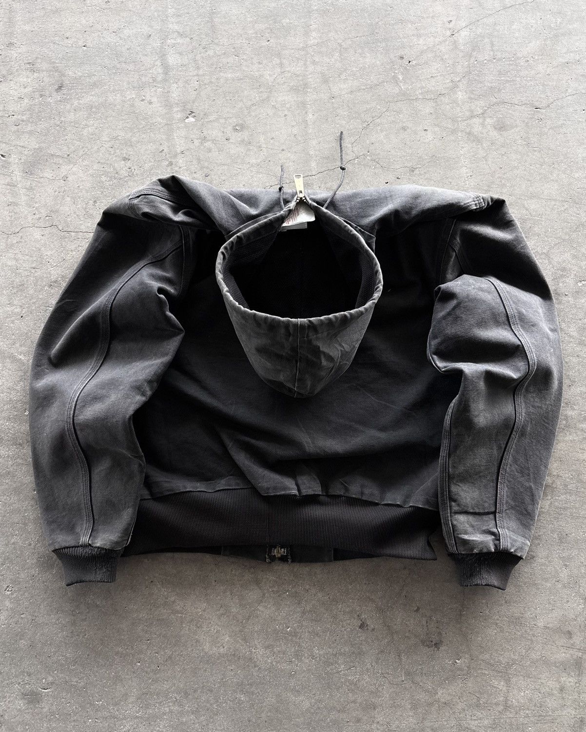 Carhartt 90s J03BLK Carhartt Active Faded Black Jacket Size US L / EU 52-54 / 3 - 8 Thumbnail