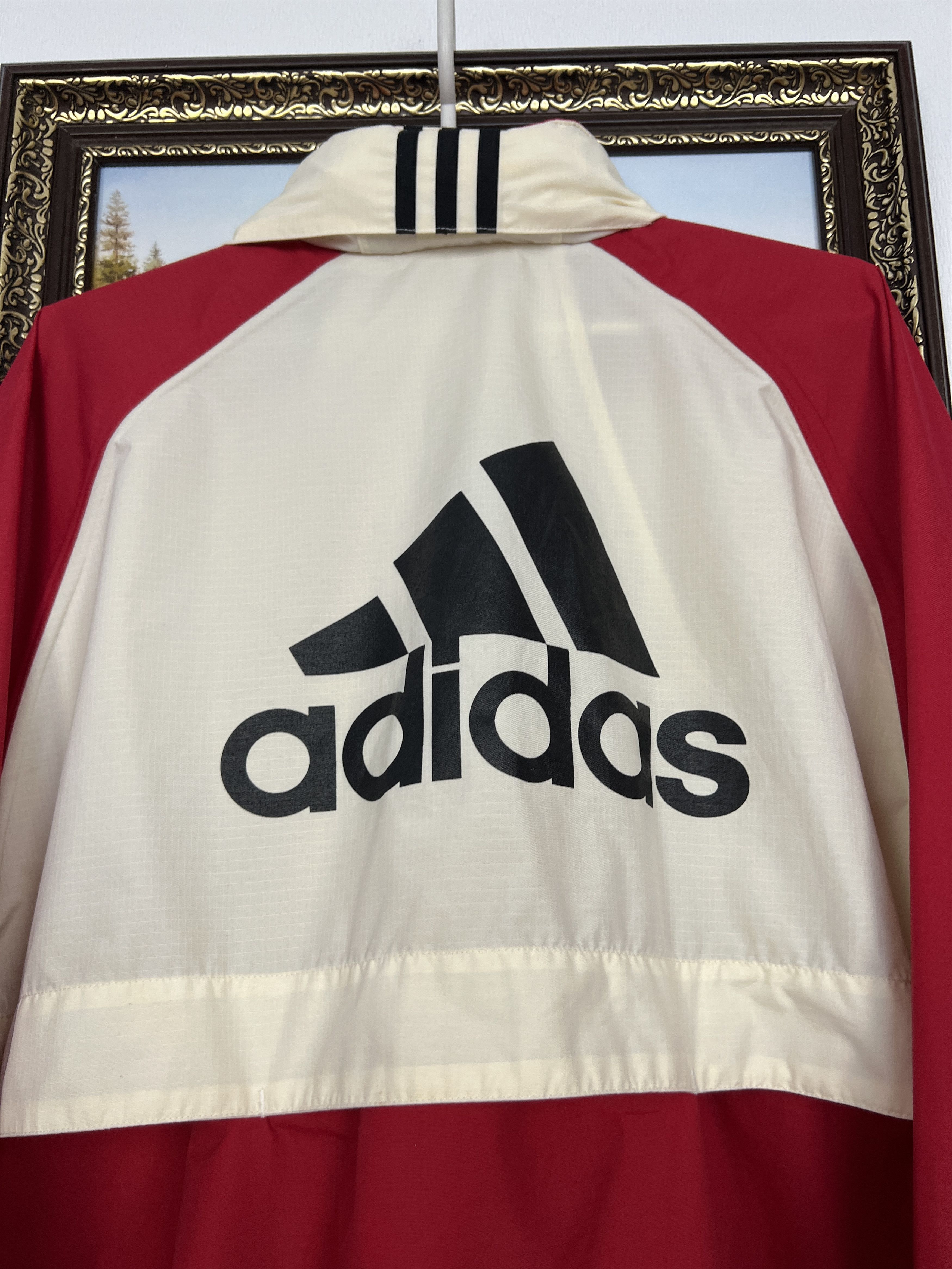 Adidas Vintage 90's Adidas VfB Stuttgart Football Jacket Soccer Size US L / EU 52-54 / 3 - 14 Thumbnail