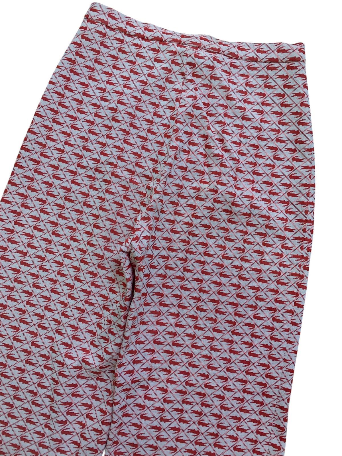 Lacoste × Vintage Vintage Flare Chemise Lacoste Ovprint Pant Size 26" / US 2 / IT 38 - 5 Thumbnail