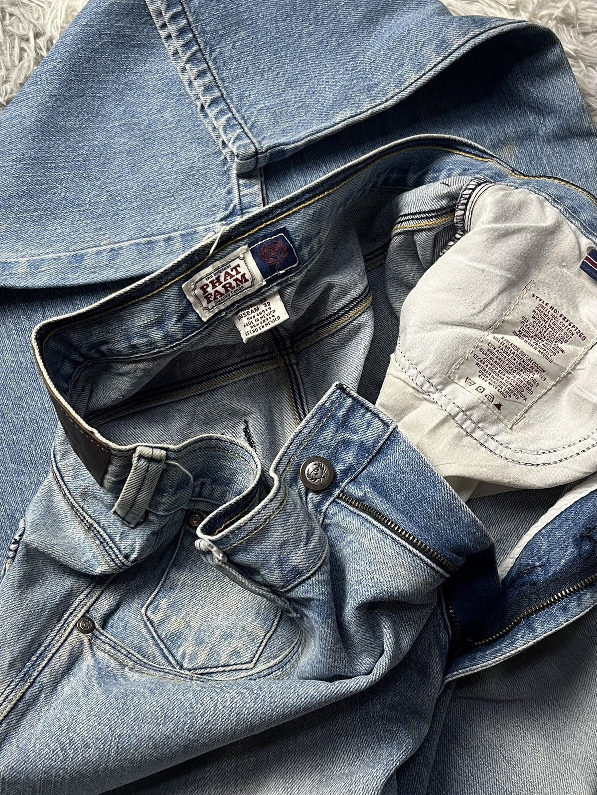 Phat Farm Vintage phatfarm jeans Size US 36 / EU 52 - 5 Thumbnail