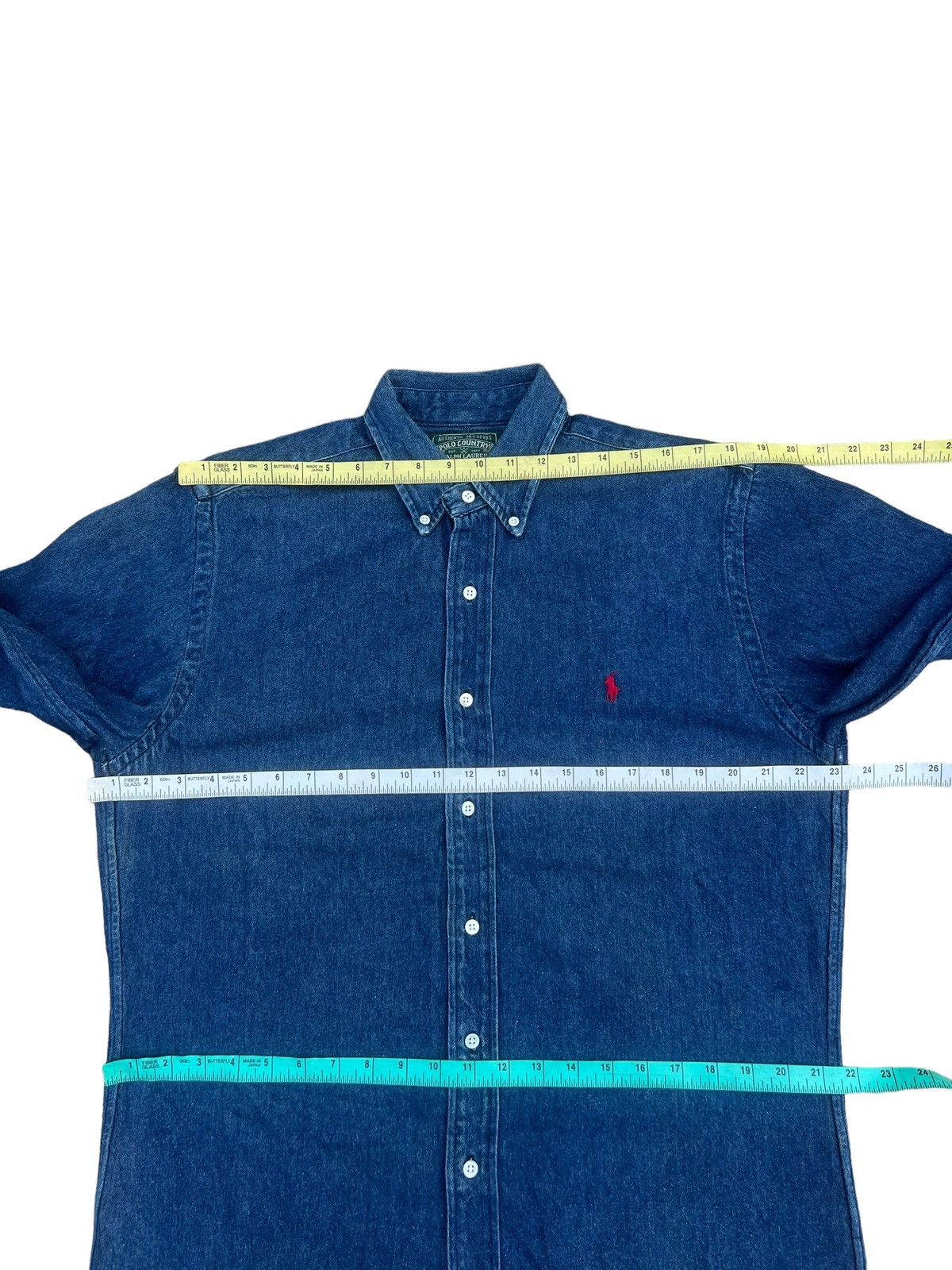 Polo Ralph Lauren 90s Polo Country Ralph Lauren Small Pony Denim Shirt Size US M / EU 48-50 / 2 - 3 Thumbnail