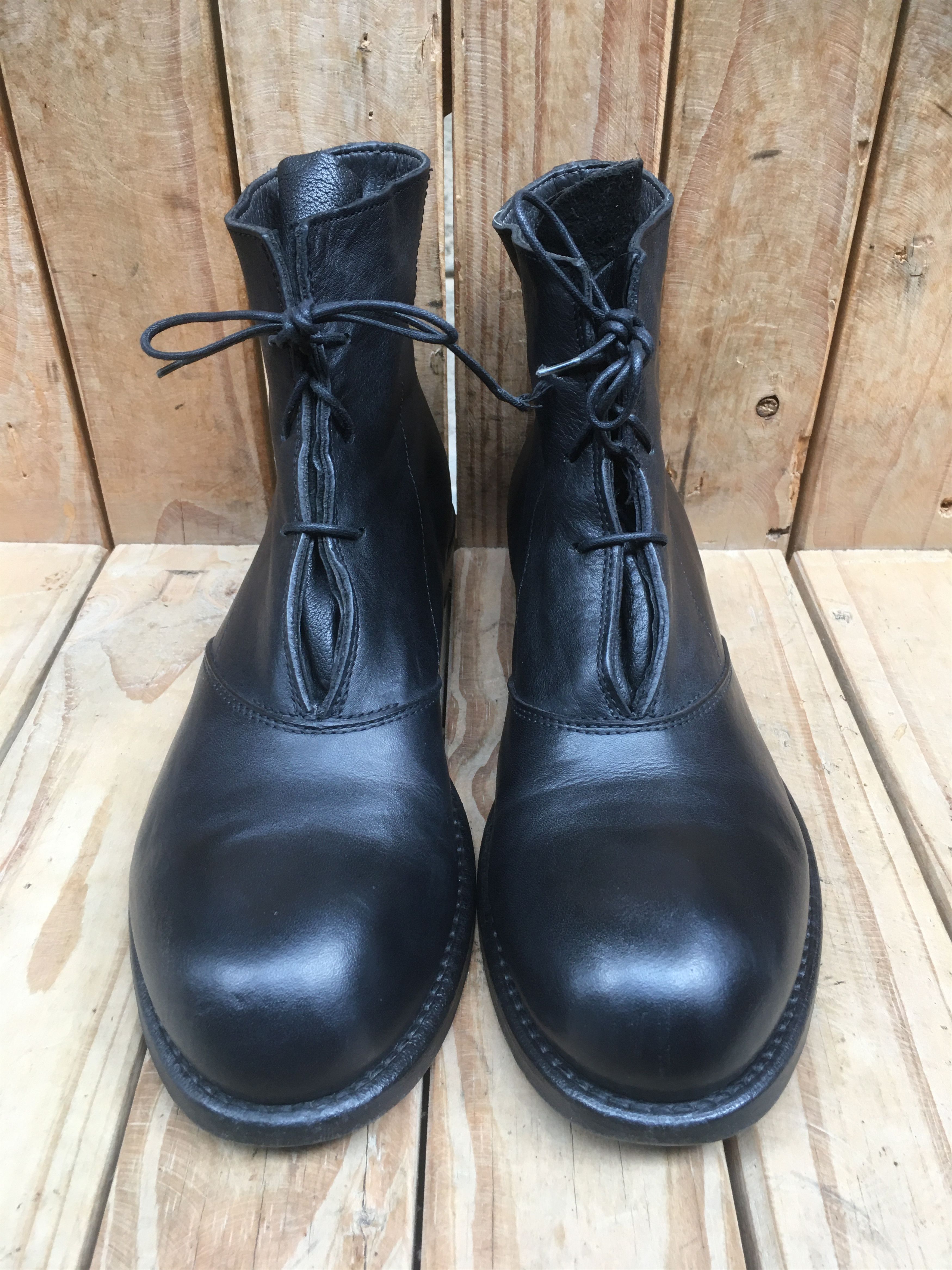 MoMA Moma black Women's leather boots SIZE EUR 40 Size US 10 / IT 40 - 3 Thumbnail