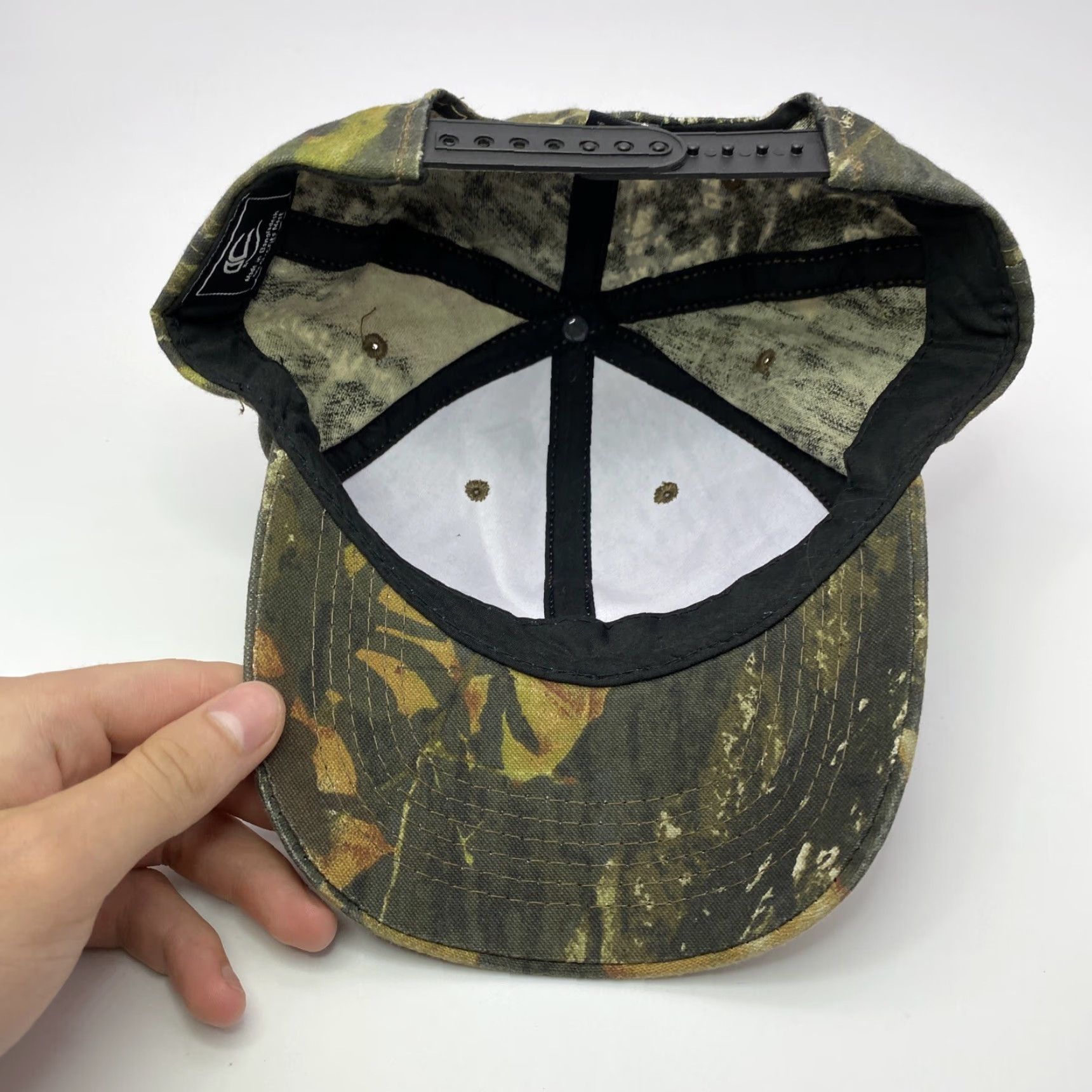 Vintage VINTAGE MOSSY OAK CAMOFLAGE OUTDOOR CAP HUNTING HAT CAP BLANK NO LOGO VTG OFFICIAL FISH Size ONE SIZE - 5 Thumbnail