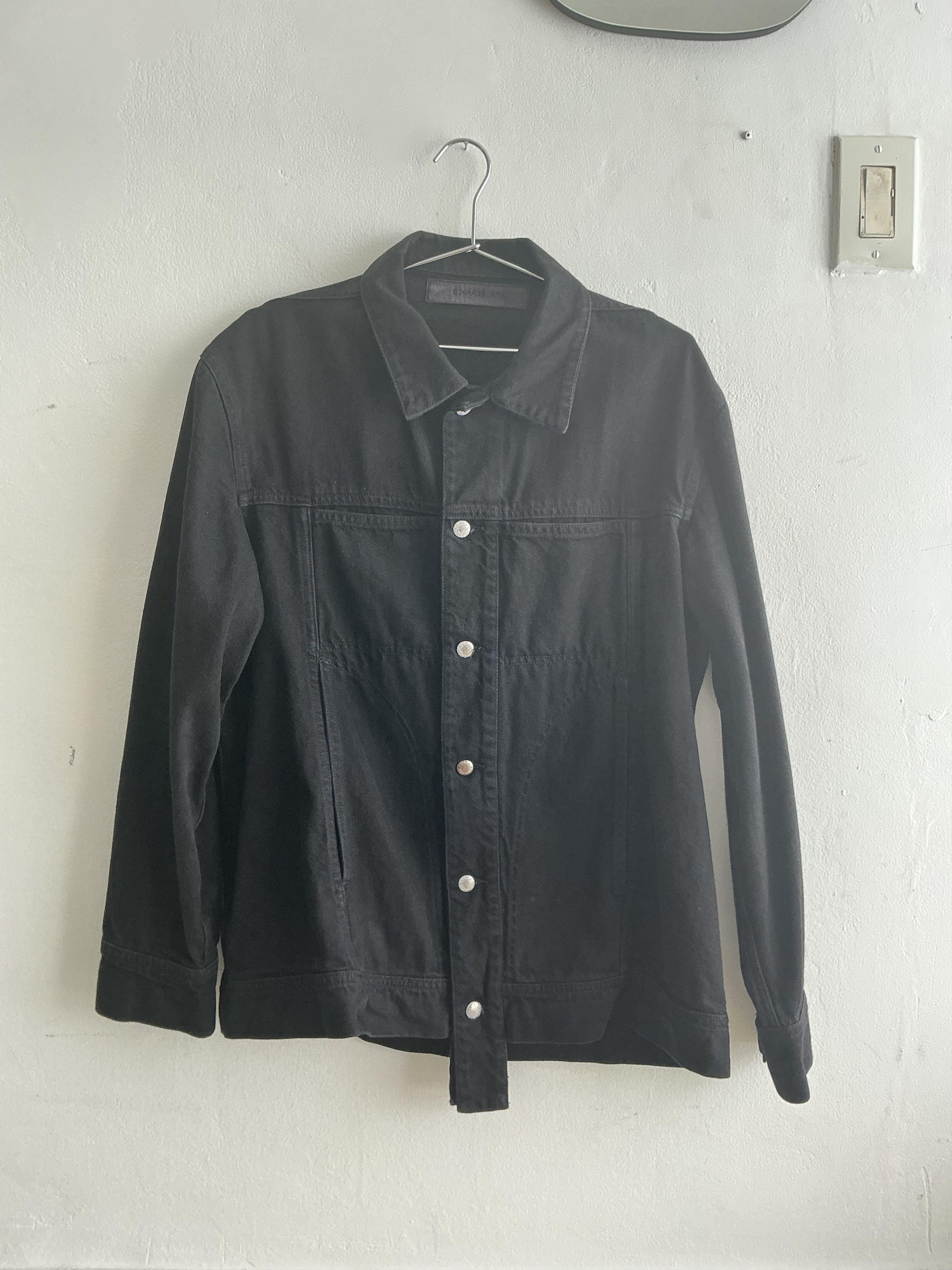 Eckhaus Latta Black Denim Jacket Size US M / EU 48-50 / 2 - 1 Thumbnail