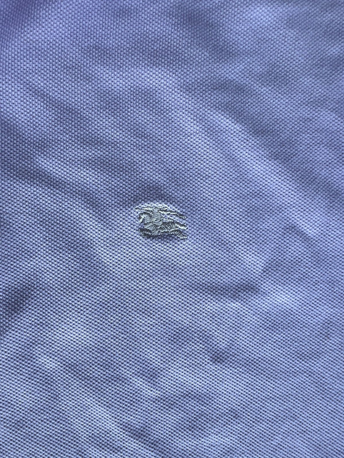 Burberry × Vintage Vintage Burberry Lavender Polo Size US L / EU 52-54 / 3 - 4 Thumbnail