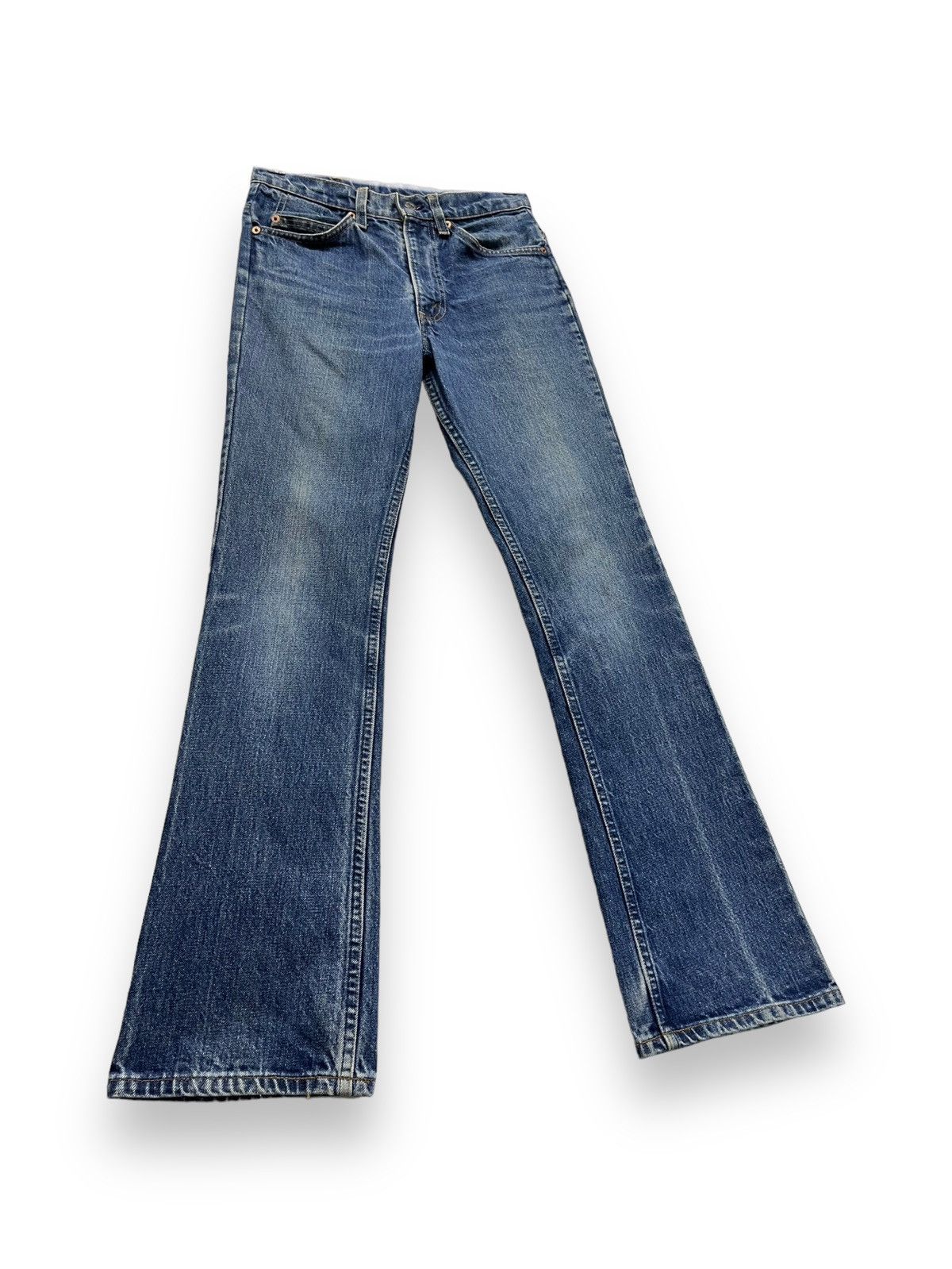 Levi's Vintage Levi’s Orange Tab Distressed Denim Flare Made in USA Size US 27 - 5 Thumbnail
