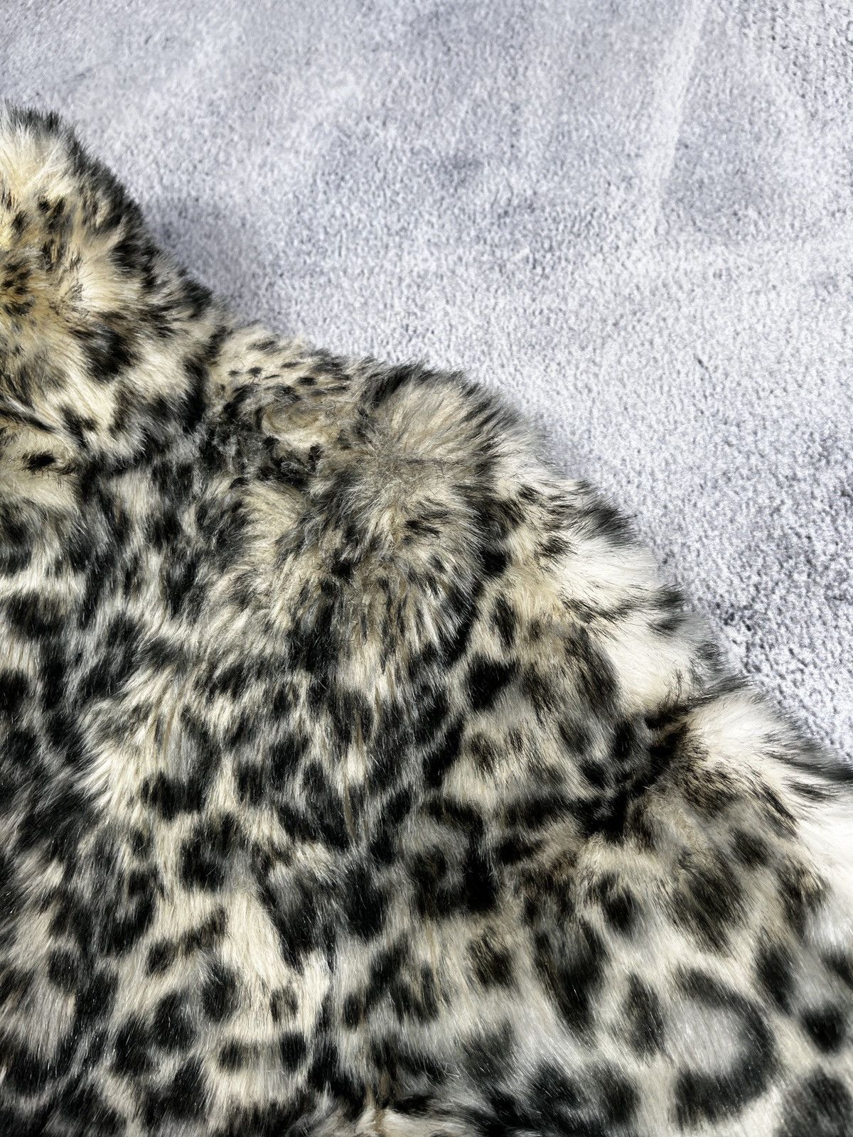 Japanese Brand × Vintage Vintage 90s Fur Faux cropped coat jacket AvantGarde japanese Size M / US 6-8 / IT 42-44 - 12 Thumbnail