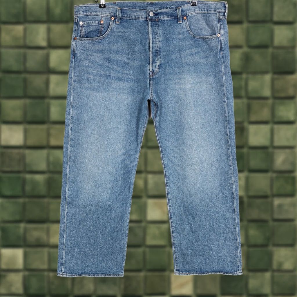 Levi's LEVI’S 501 PREMIUM Big E Jeans Men Size W46 ~L28 Regular Straight Stretch DZ7735 Size US 30 / EU 46 - 1 Thumbnail