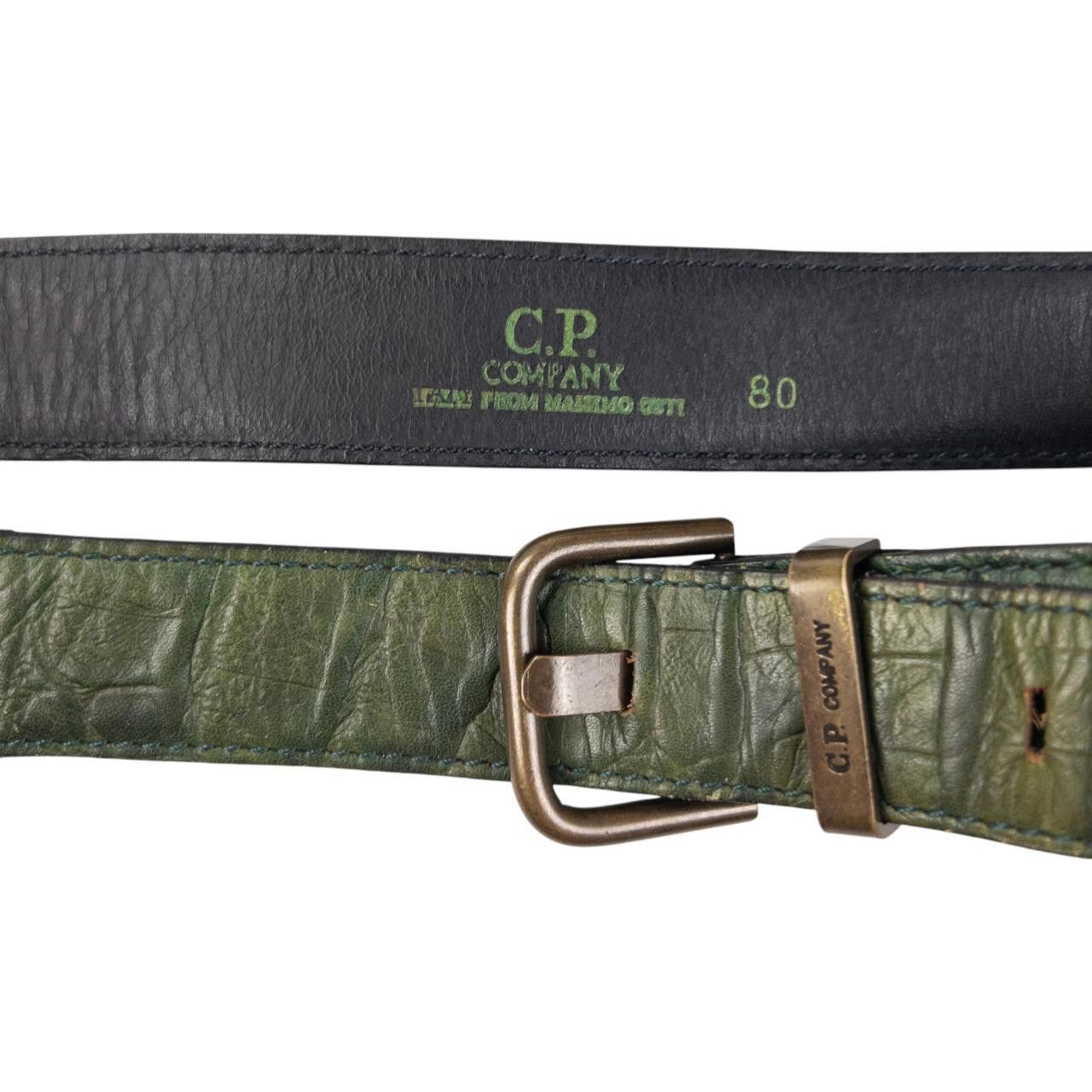 Designer Vintage CP Company Crocodile Belt Size W30 Size ONE SIZE - 3 Thumbnail