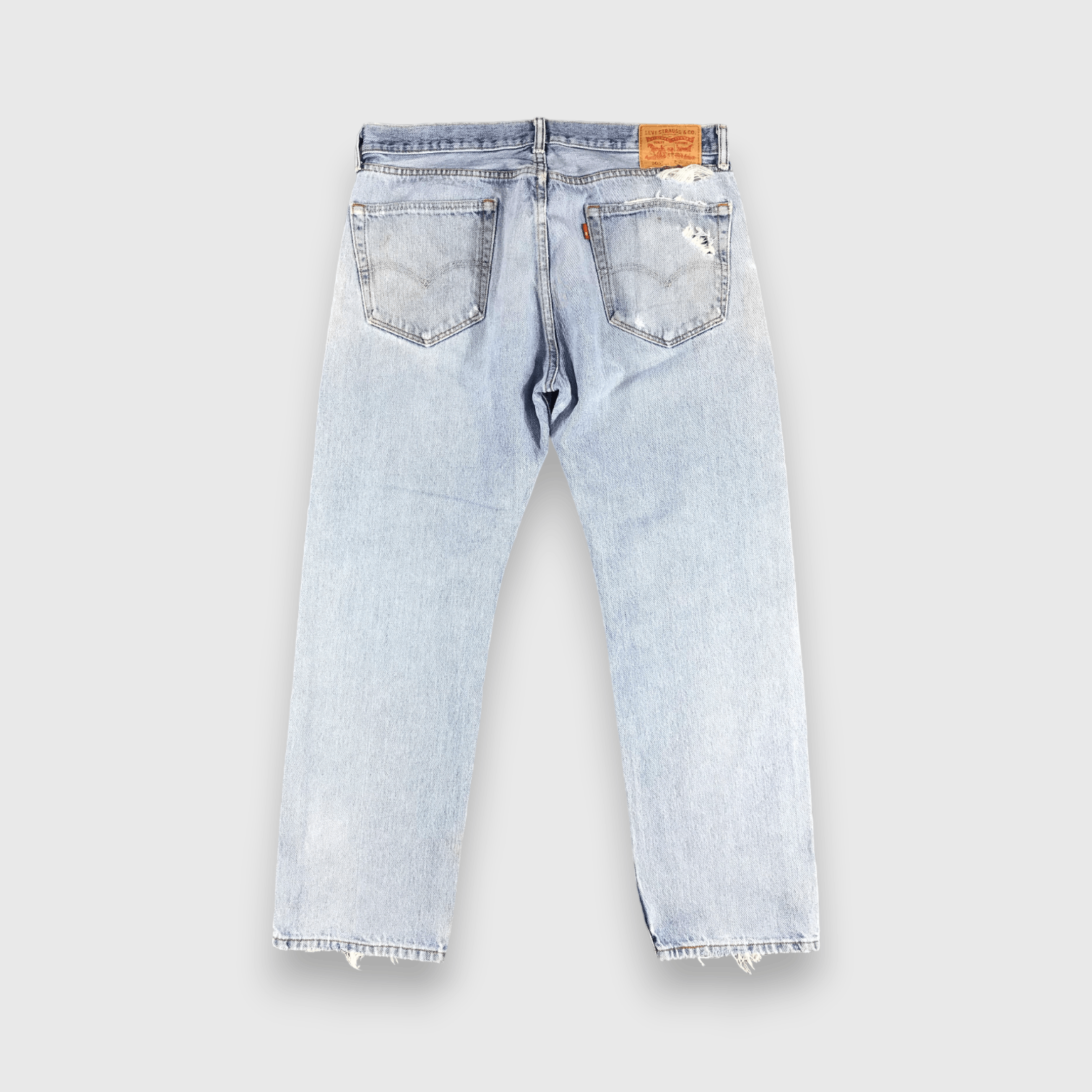 Levi's Vintage Light Wash Levis 505 Jeans-J1510 Size US 37 - 2 Thumbnail
