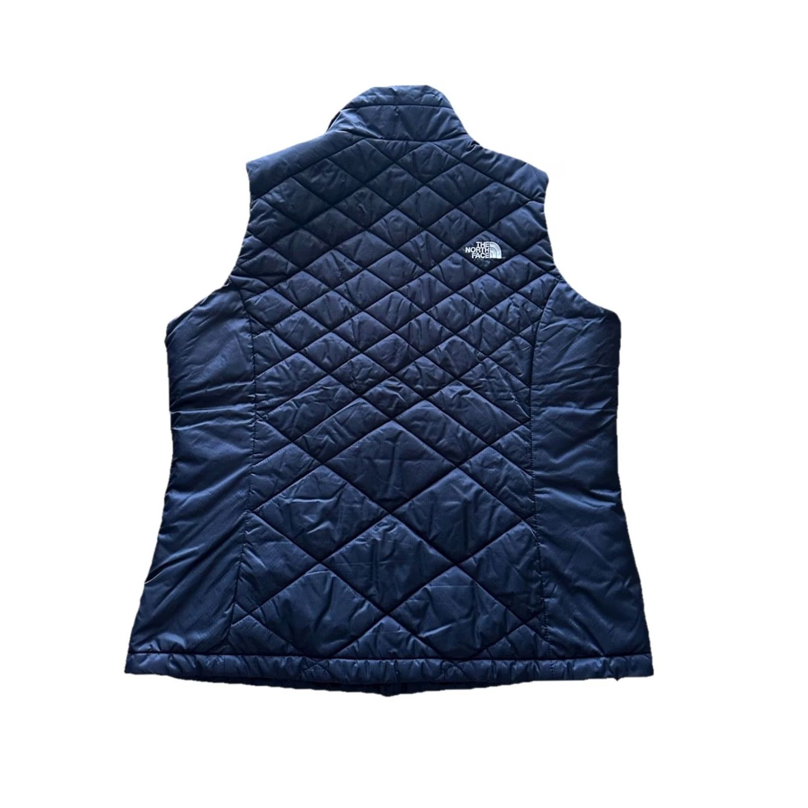 The North Face The North Face Primaloft Quilted Body Warmer Black Mens XL Gilet Vest Zip Pockets Full Zip Padded Stand-Up Collar Quilted Medium-Length Wool? Size US XL / EU 56 / 4 - 7 Thumbnail