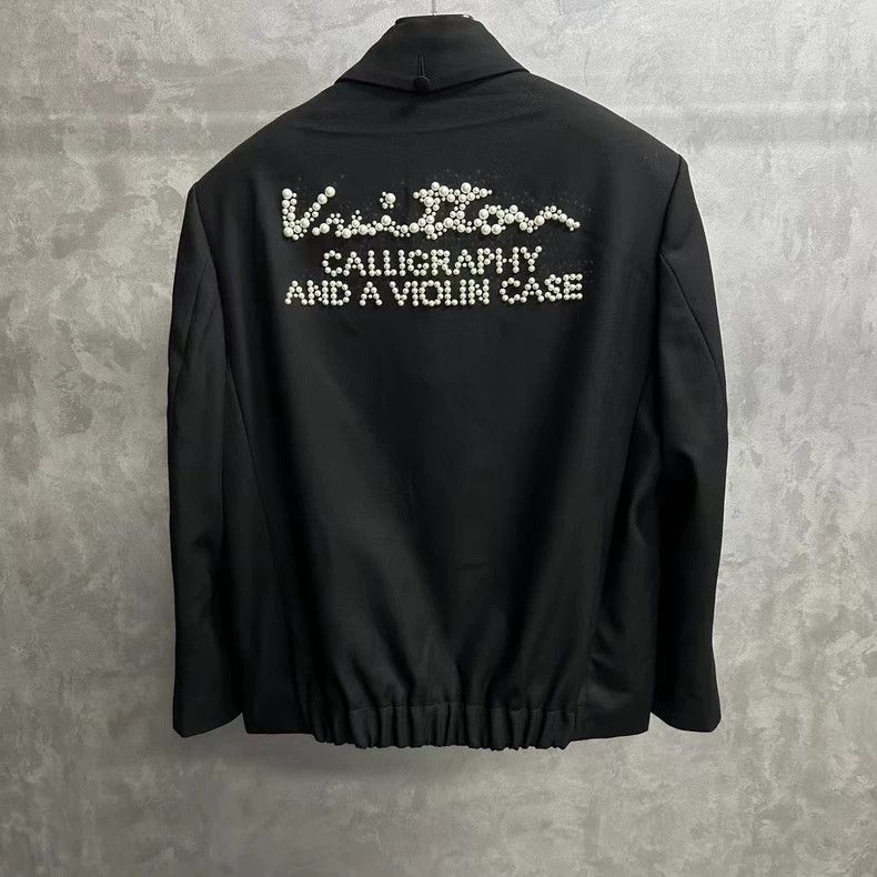 Louis Vuitton louis vuitton 24 new FITon pearl embroidered logo wool jack Size US L / EU 52-54 / 3 - 2 Thumbnail