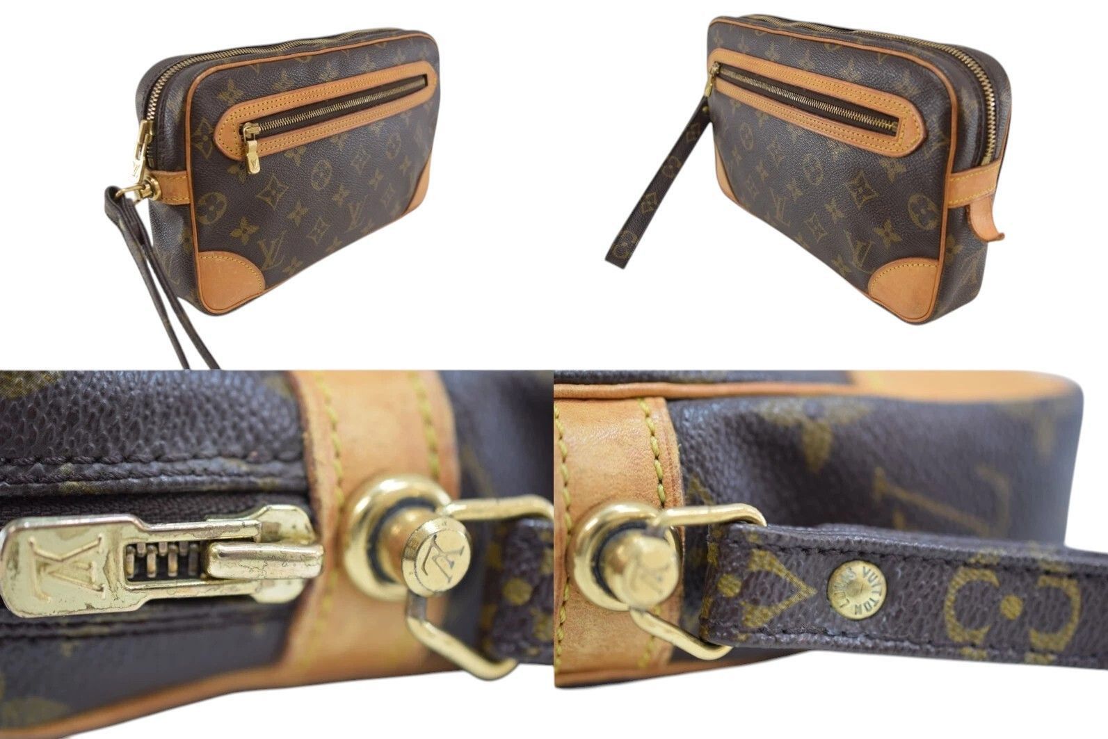 Louis Vuitton Louis Vuitton Marly Dragonne GM Clutch Bag Monogram M51825 Size ONE SIZE - 7 Thumbnail
