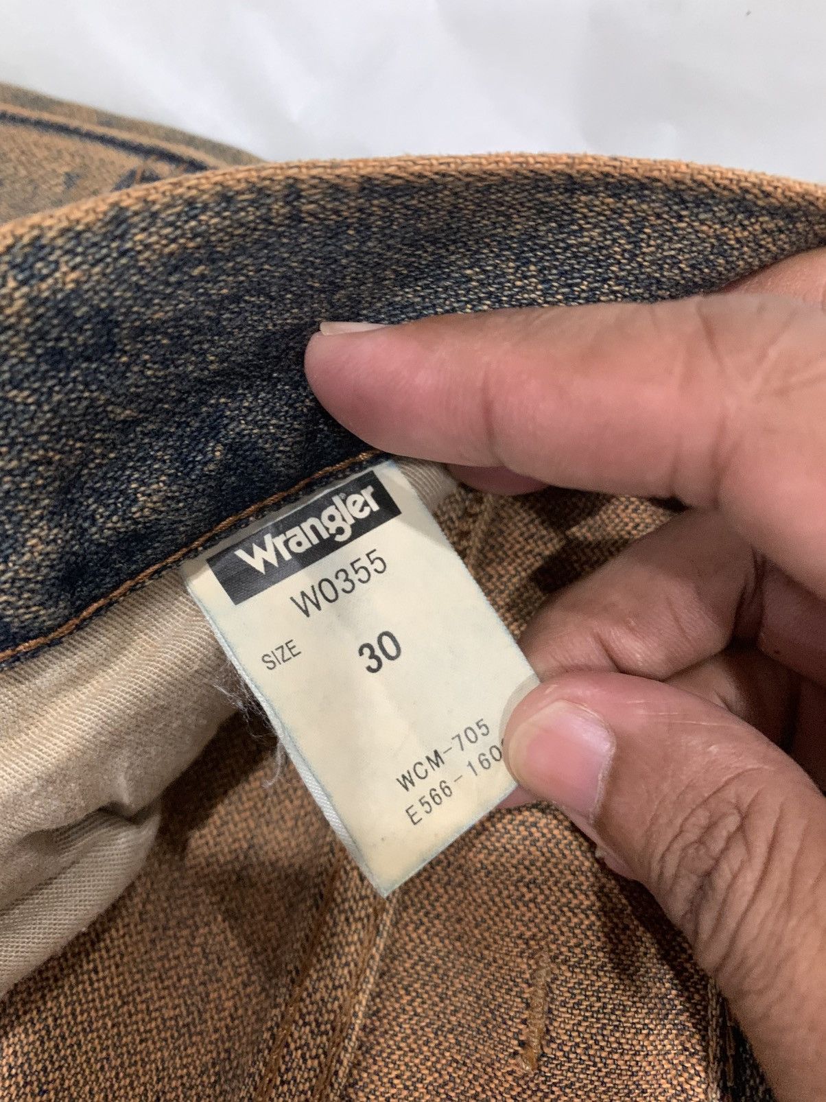 Wrangler Vintage Wrangler Mudwash Jeans Pants Size US 30 / EU 46 - 8 Thumbnail