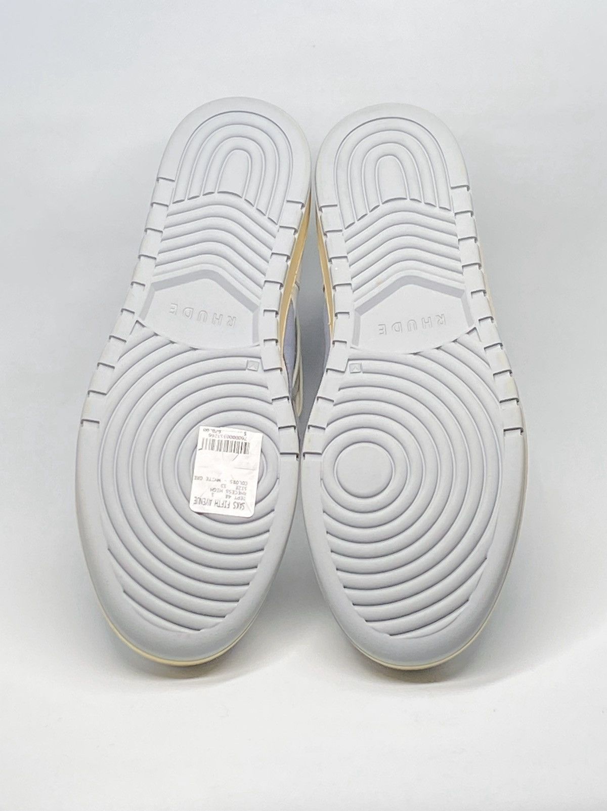 Rhude Rhude Rhecess Worn Out Effect High Top Sneakers size 13 Size US 13 / EU 46 - 13 Thumbnail