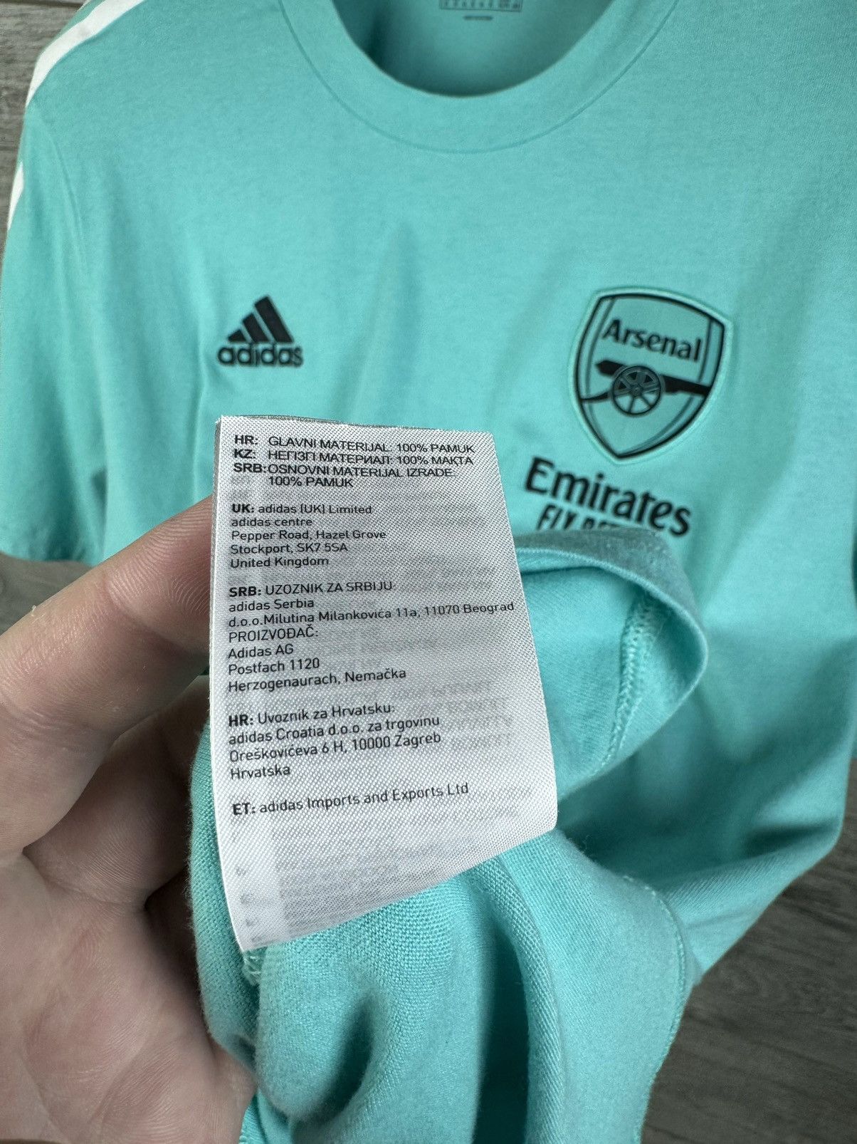 Adidas Adidas Arsenal soccer jersey Y2K drill style size XL Size US XL / EU 56 / 4 - 12 Thumbnail