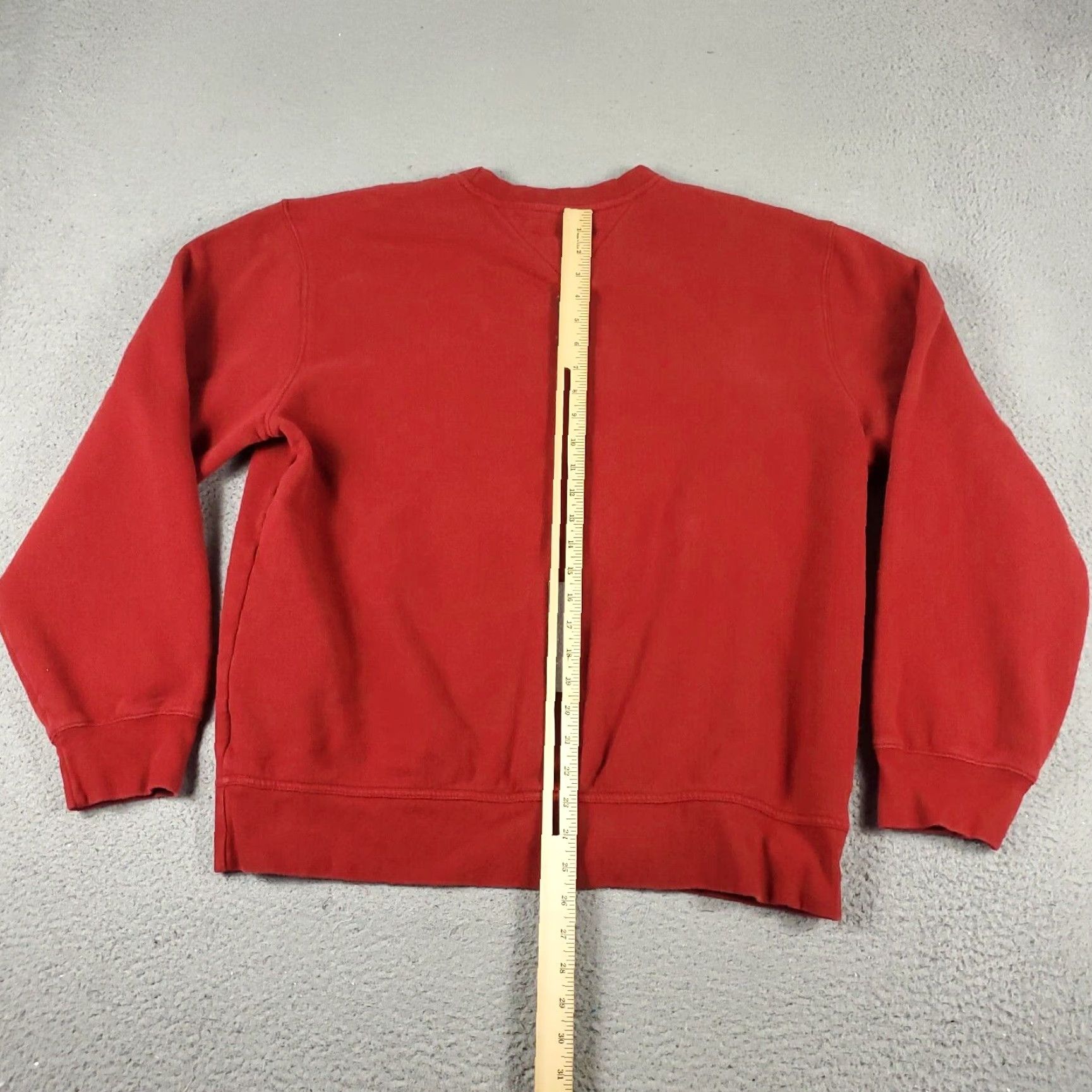 Tommy Hilfiger Tommy Hilfiger Pullover Sweater Mens XL Red Cotton Blend Crew Neck Size US XL / EU 56 / 4 - 5 Thumbnail
