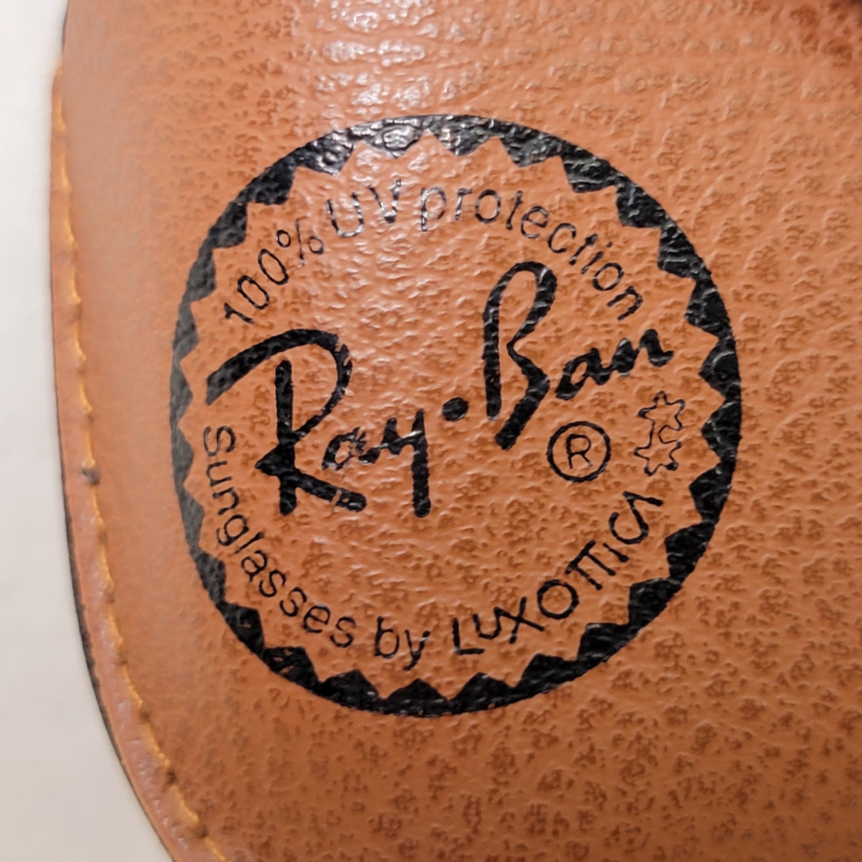 RayBan Ray-Ban Brown Faux Leather Glasses Case, Felt Lined Size ONE SIZE - 2 Thumbnail