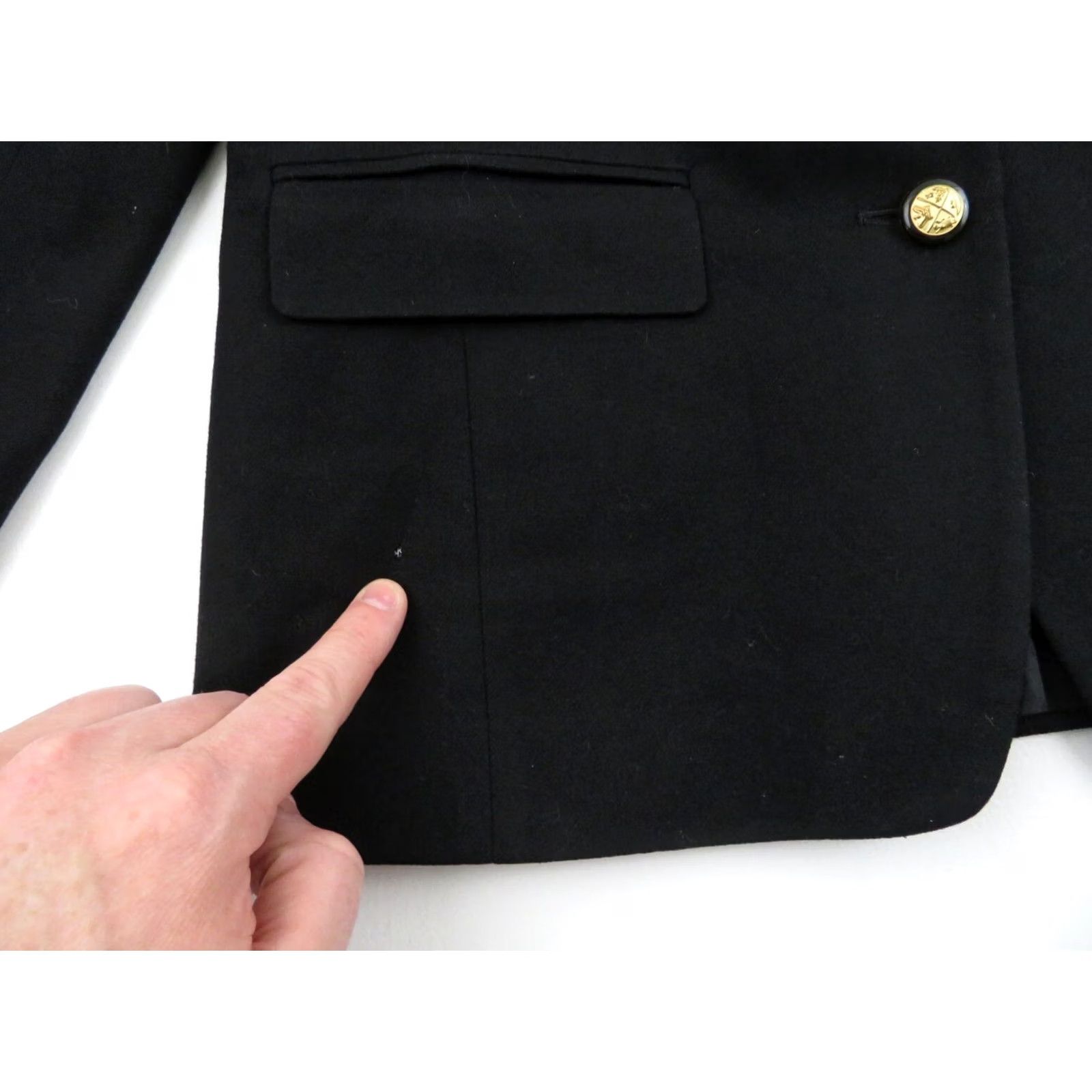 Pendleton VINTAGE Pendleton 100% Wool Blazer Jacket Coat Womens 10P Medium Black Blazer 80s 90s Retro USA Southwestern Country Club Gift Womens Size L / US 10 / IT 46 - 5 Thumbnail