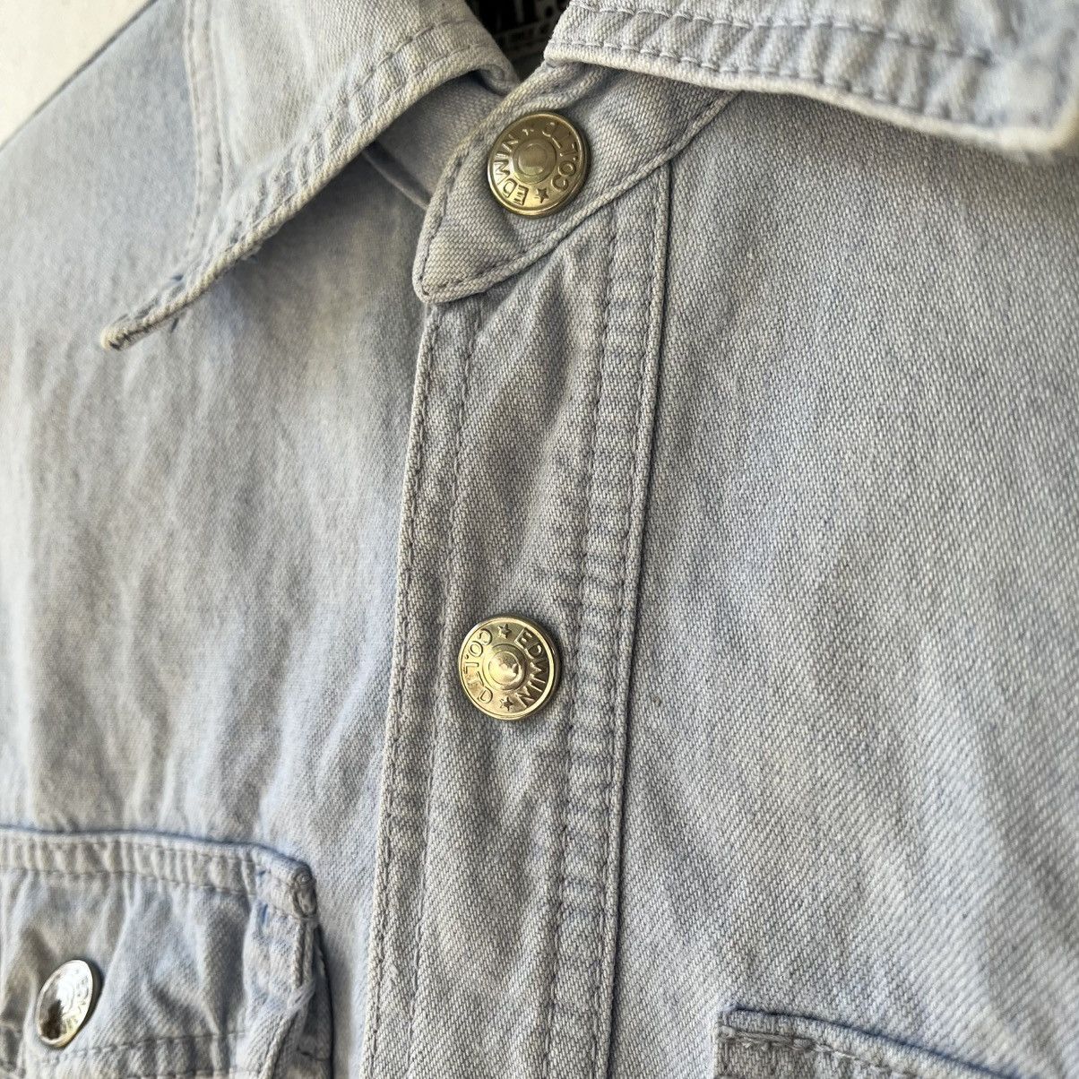 Edwin Vintage Edwin MR 50C Denim Chore Jacket – Made in Japan Size XS / US 0-2 / IT 36-38 - 8 Thumbnail