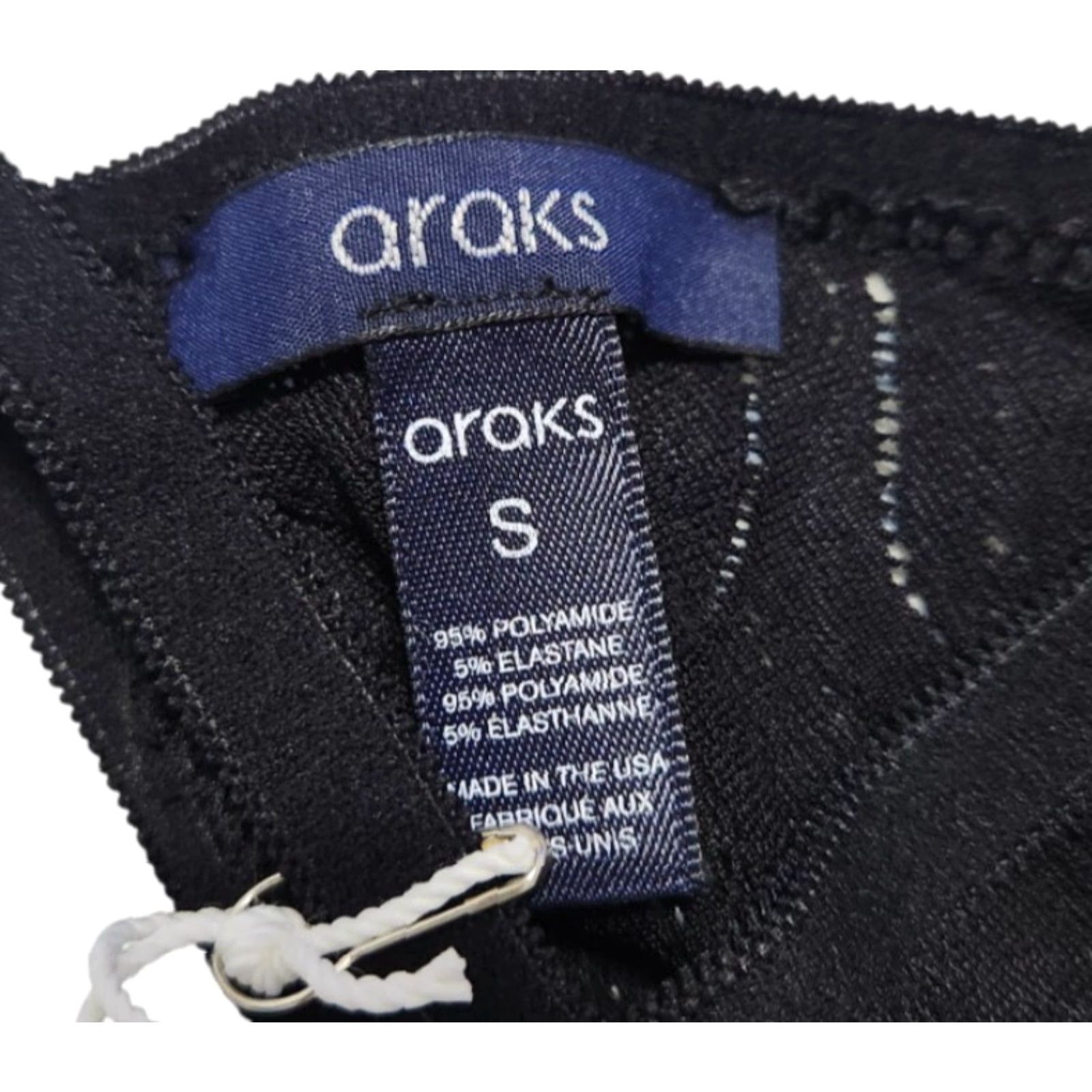 Vintage ARAKS Bra Women S Black Wireless Lace Bralette Floral Size ONE SIZE - 5 Thumbnail